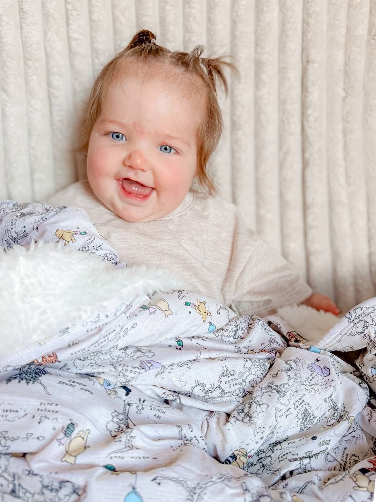 Hunny Trails Plush Backed Blanket