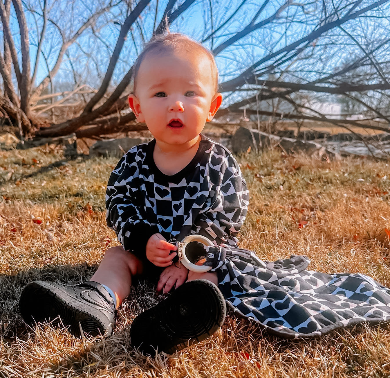 Rebel Hearts Paci Lovey