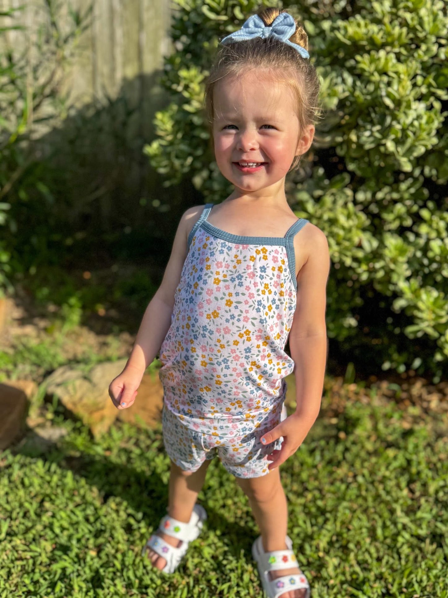 Floral Haze Cami Top+Shorts