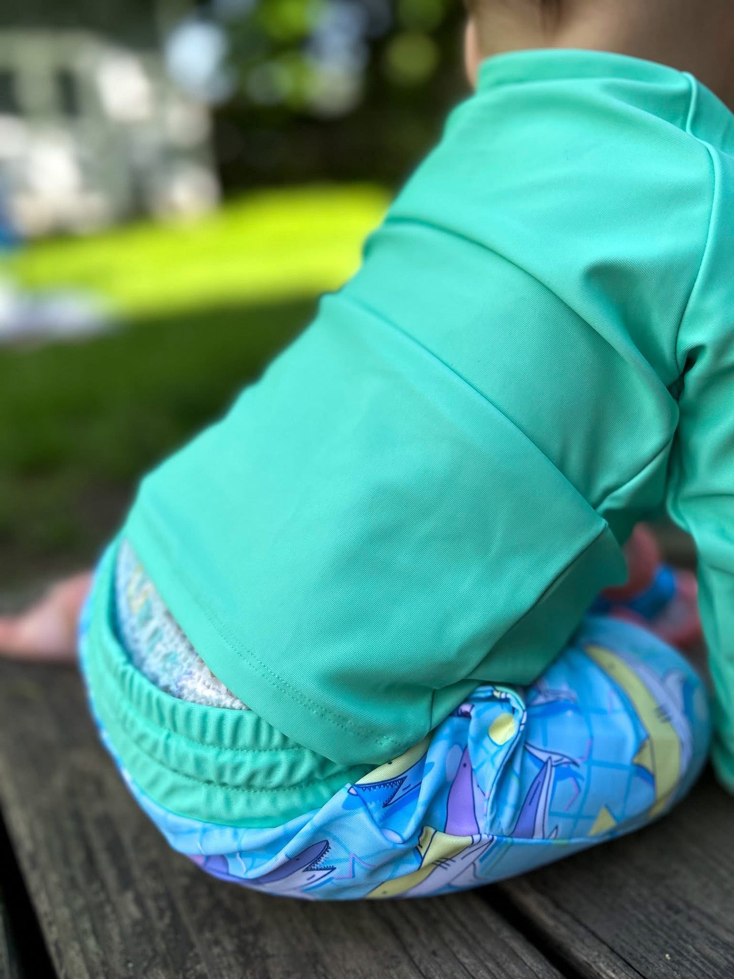 Retro Reef Trunks+Rash Guard