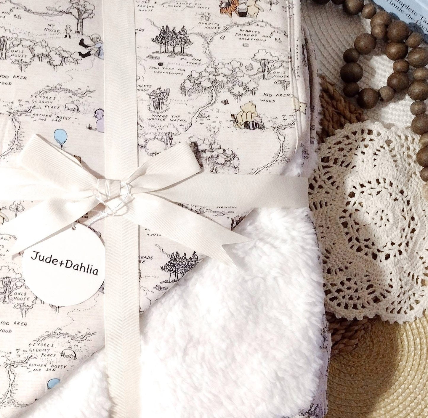 Hunny Trails Plush Backed Blanket