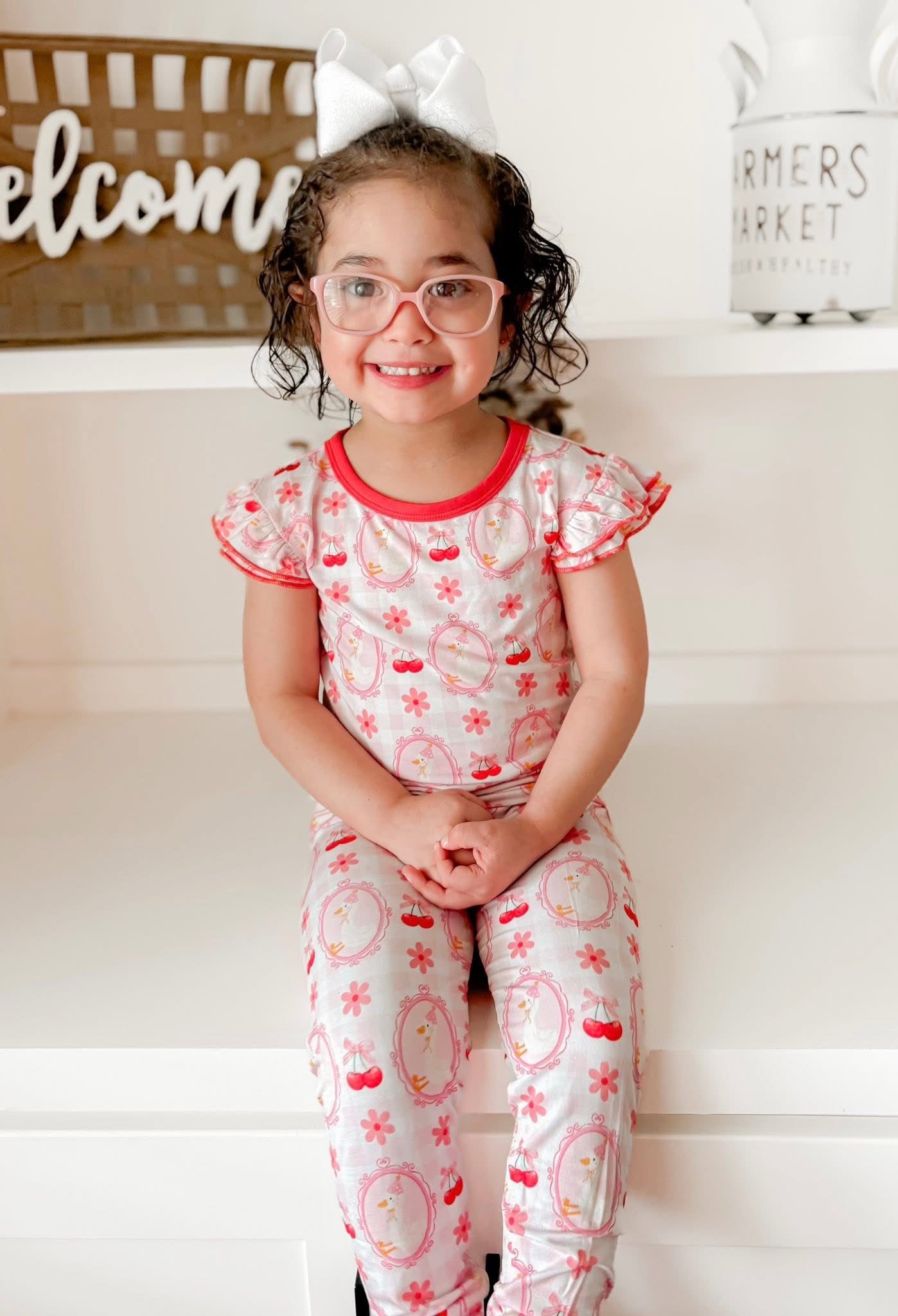 Emma Flutter Sleeve Two Piece PJs
