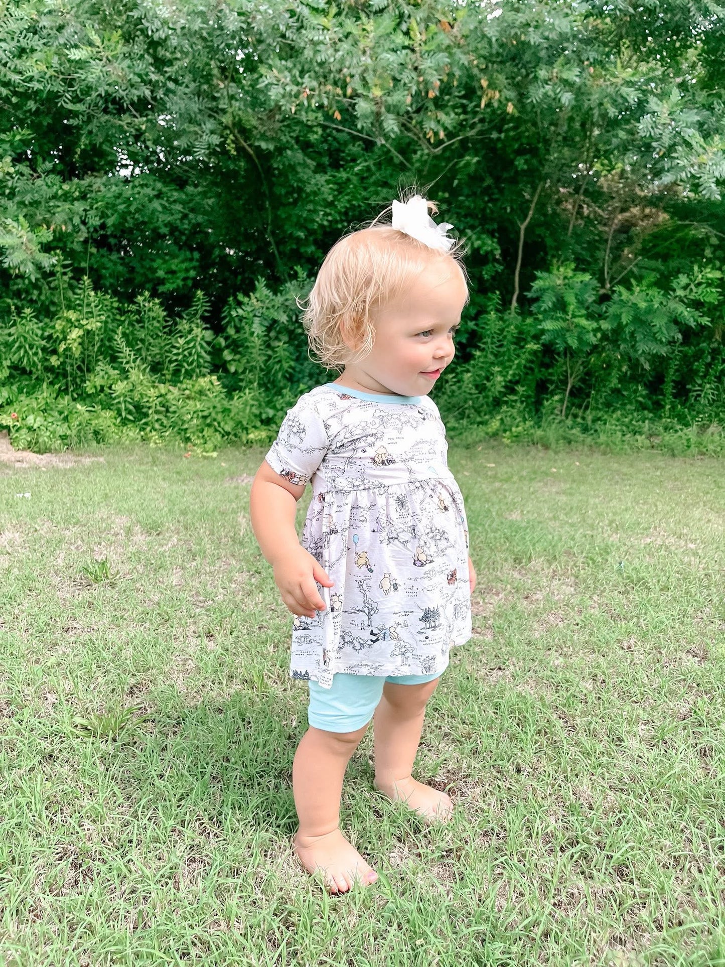Hunny Trails Peplum+Bikers Set