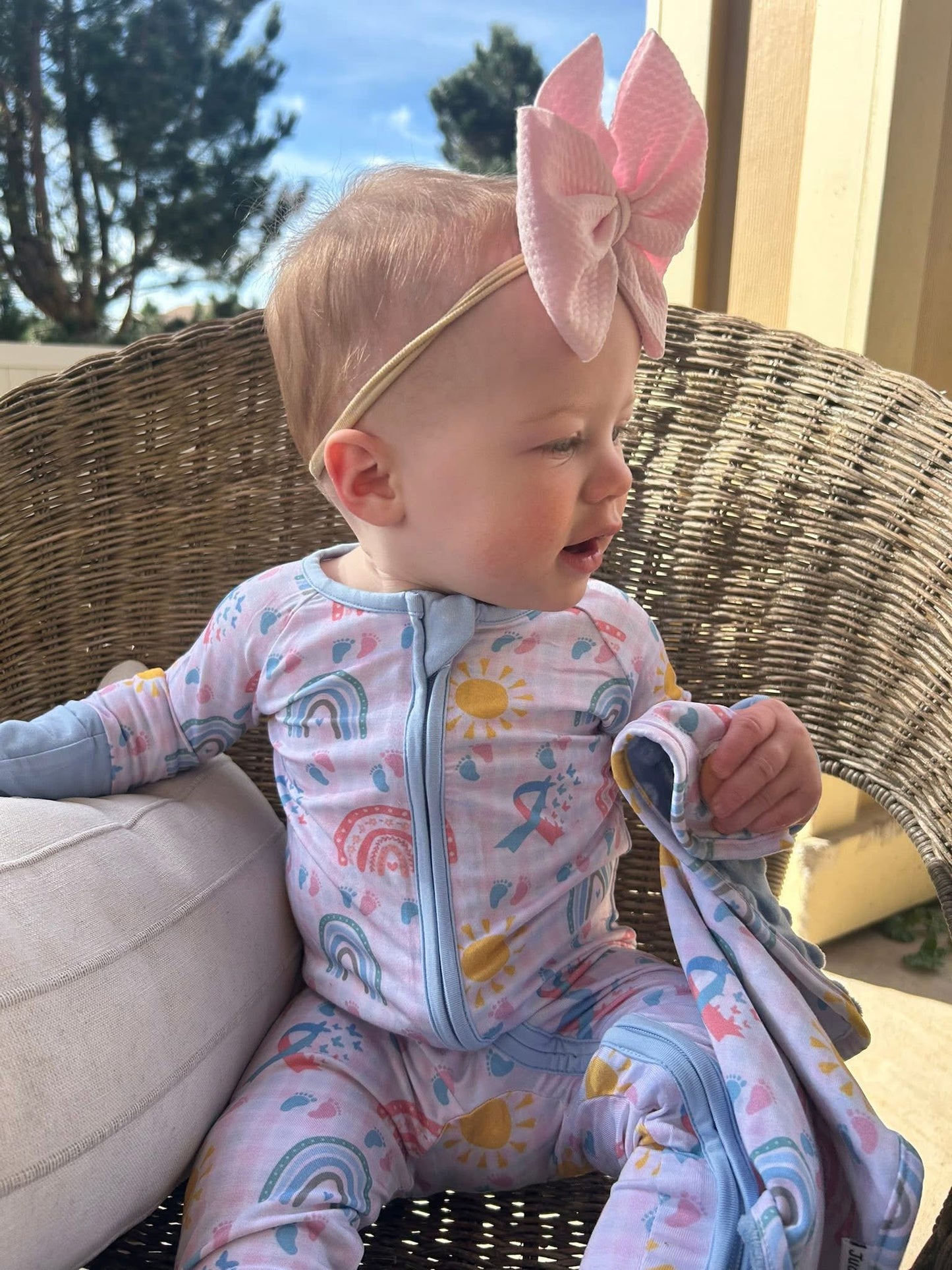 Tied To Our Hearts Zippered Romper