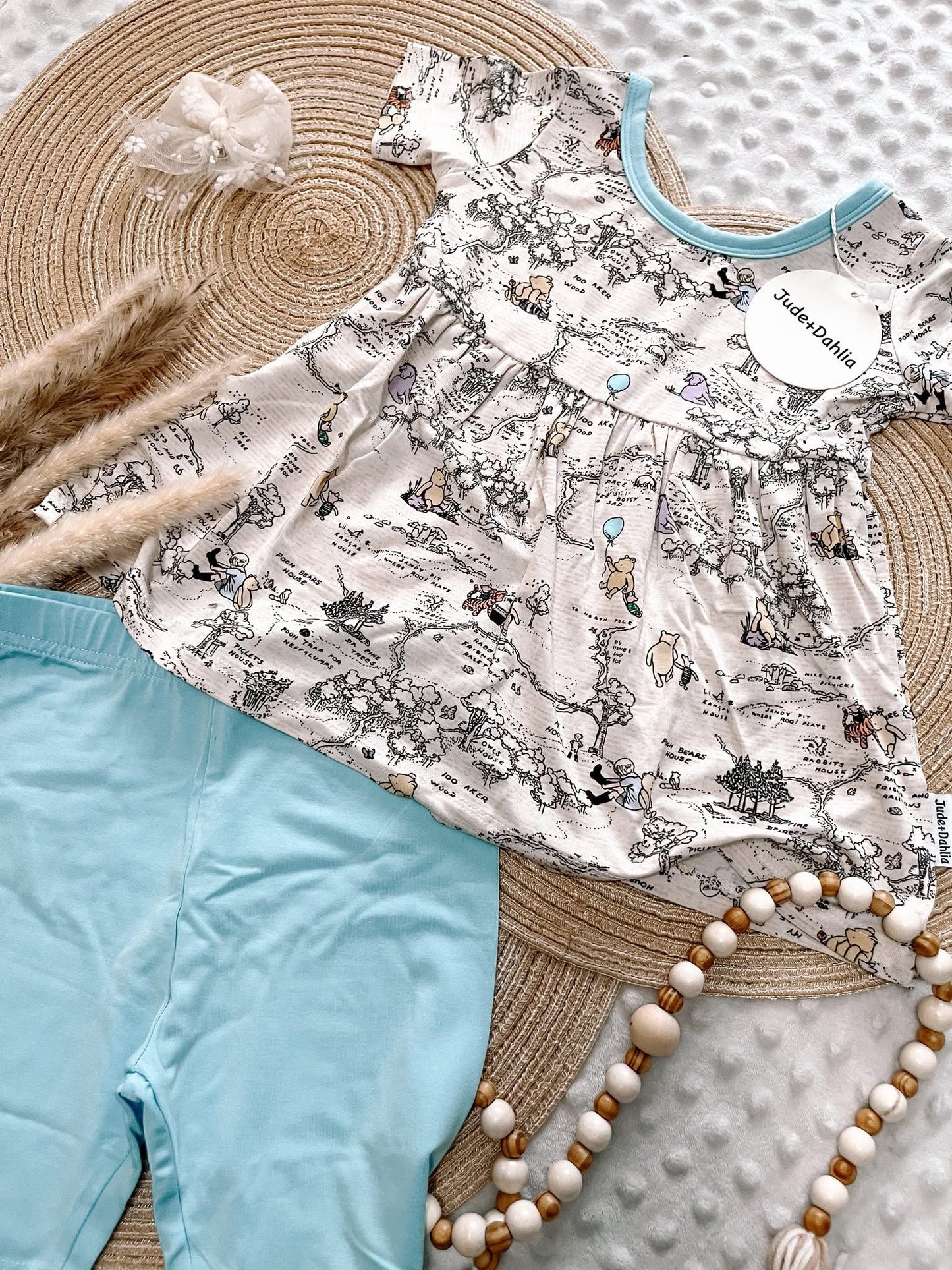 Hunny Trails Peplum+Bikers Set
