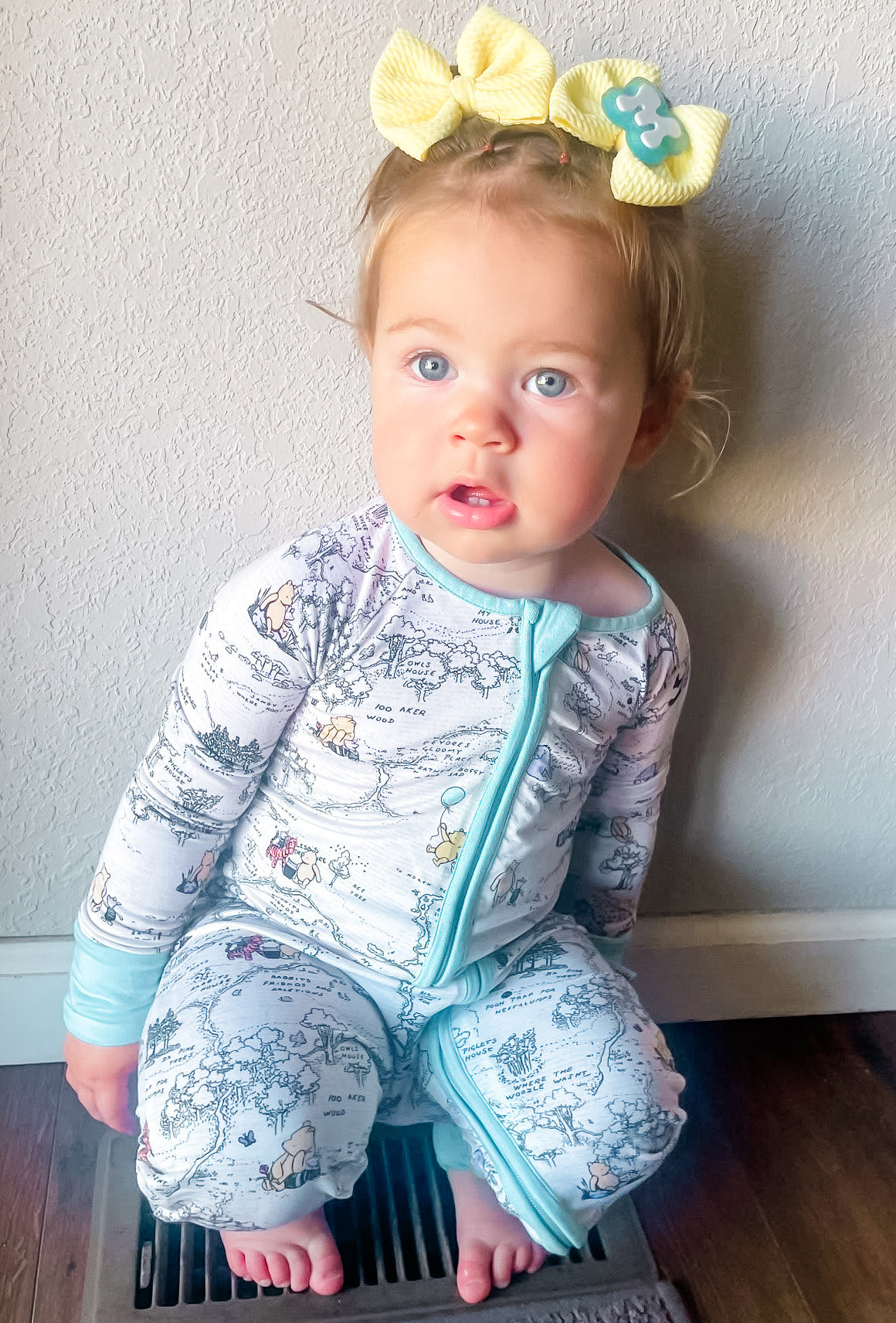 Hunny Trails Zippered Romper