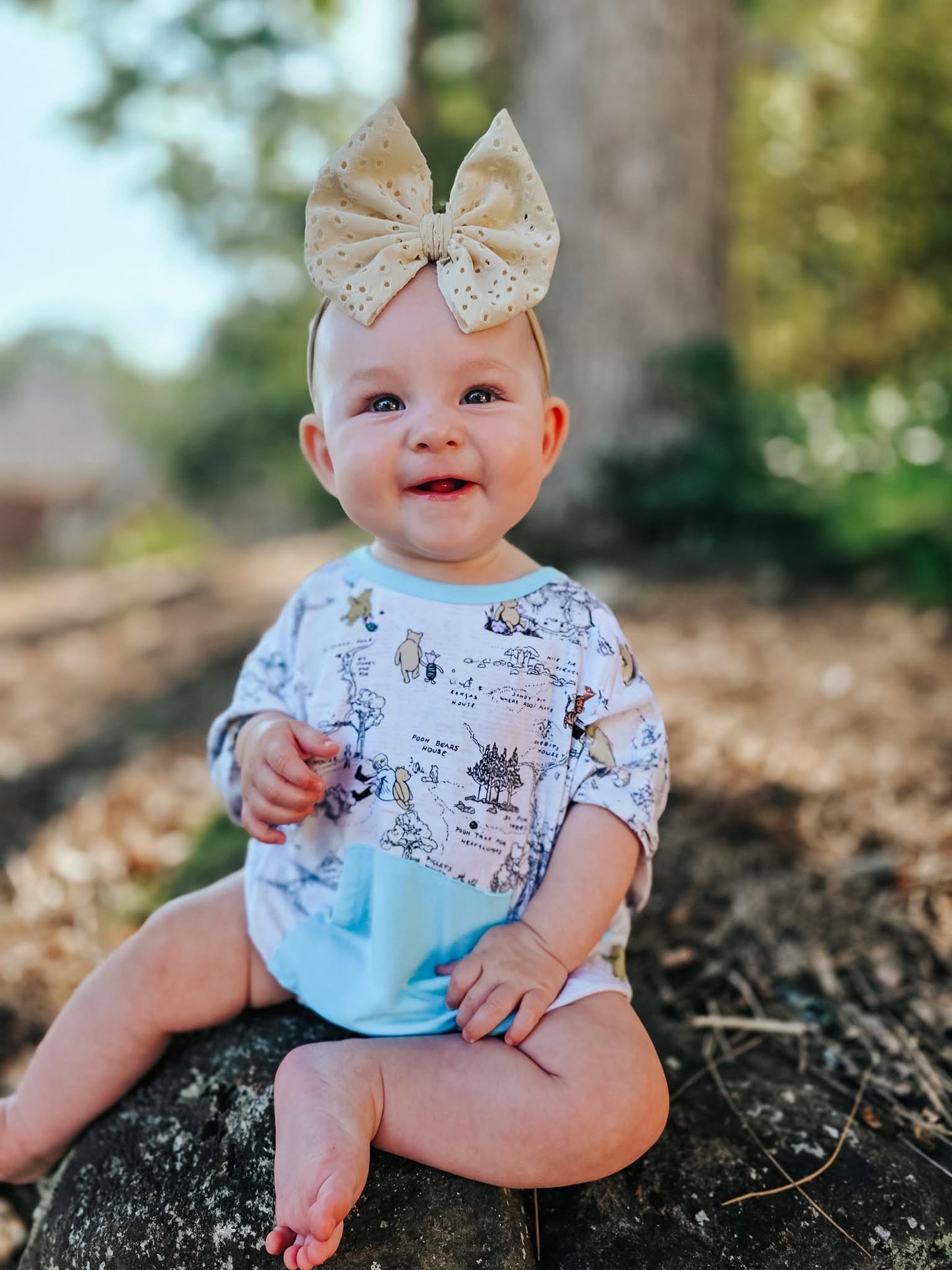 Hunny Trails Bubble Romper