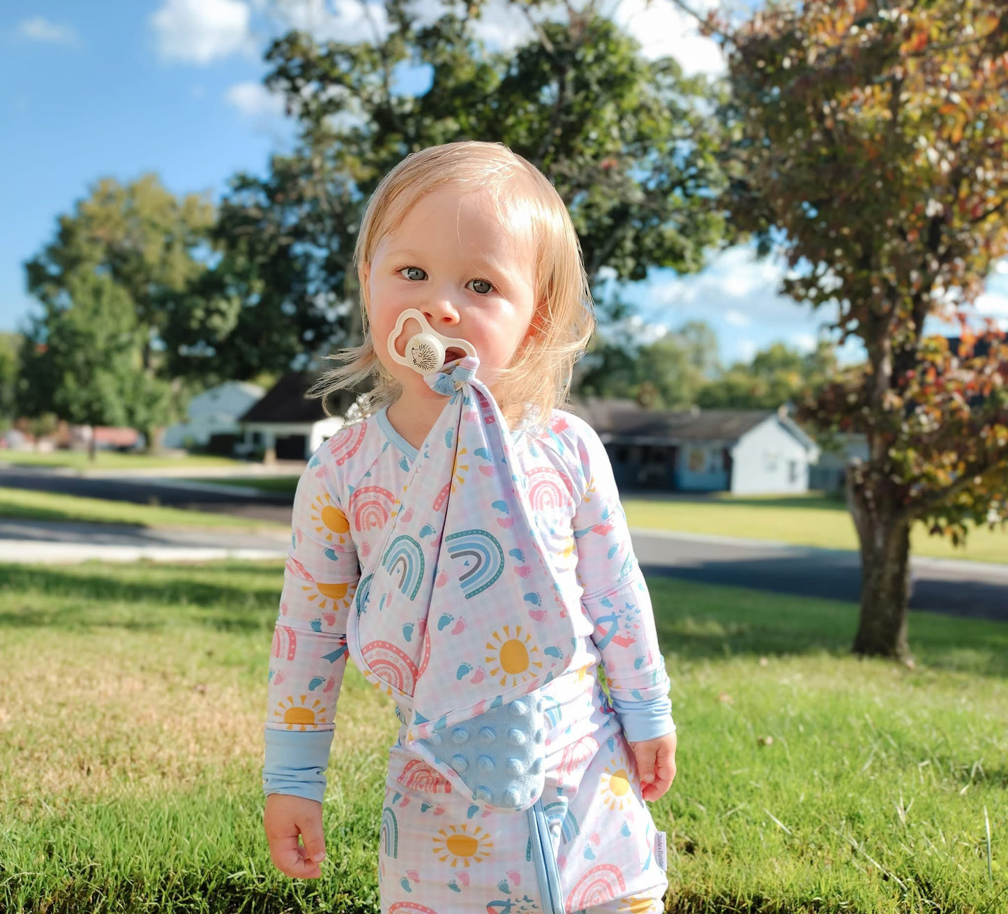 Tied To Our Hearts Zippered Romper