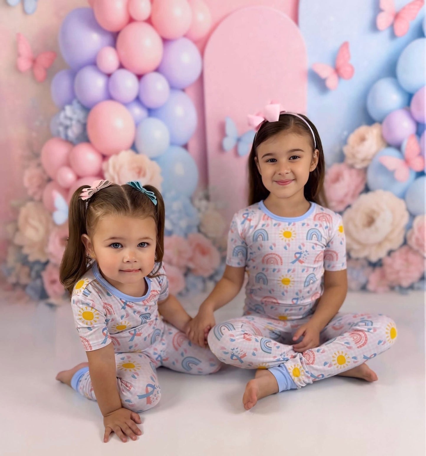 Tied To Our Hearts Two Piece PJs