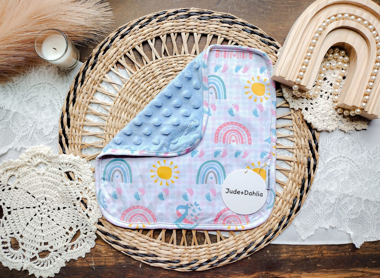 Tied To Our Hearts Paci Lovey