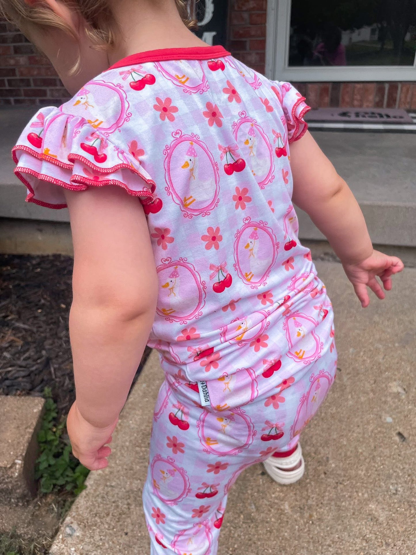 Emma Flutter Sleeve Two Piece PJs