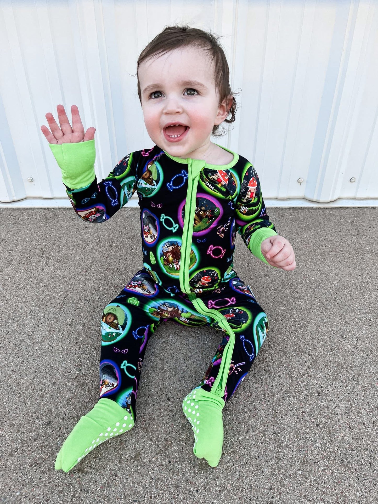 Tales from the Cryptids Zippered Romper