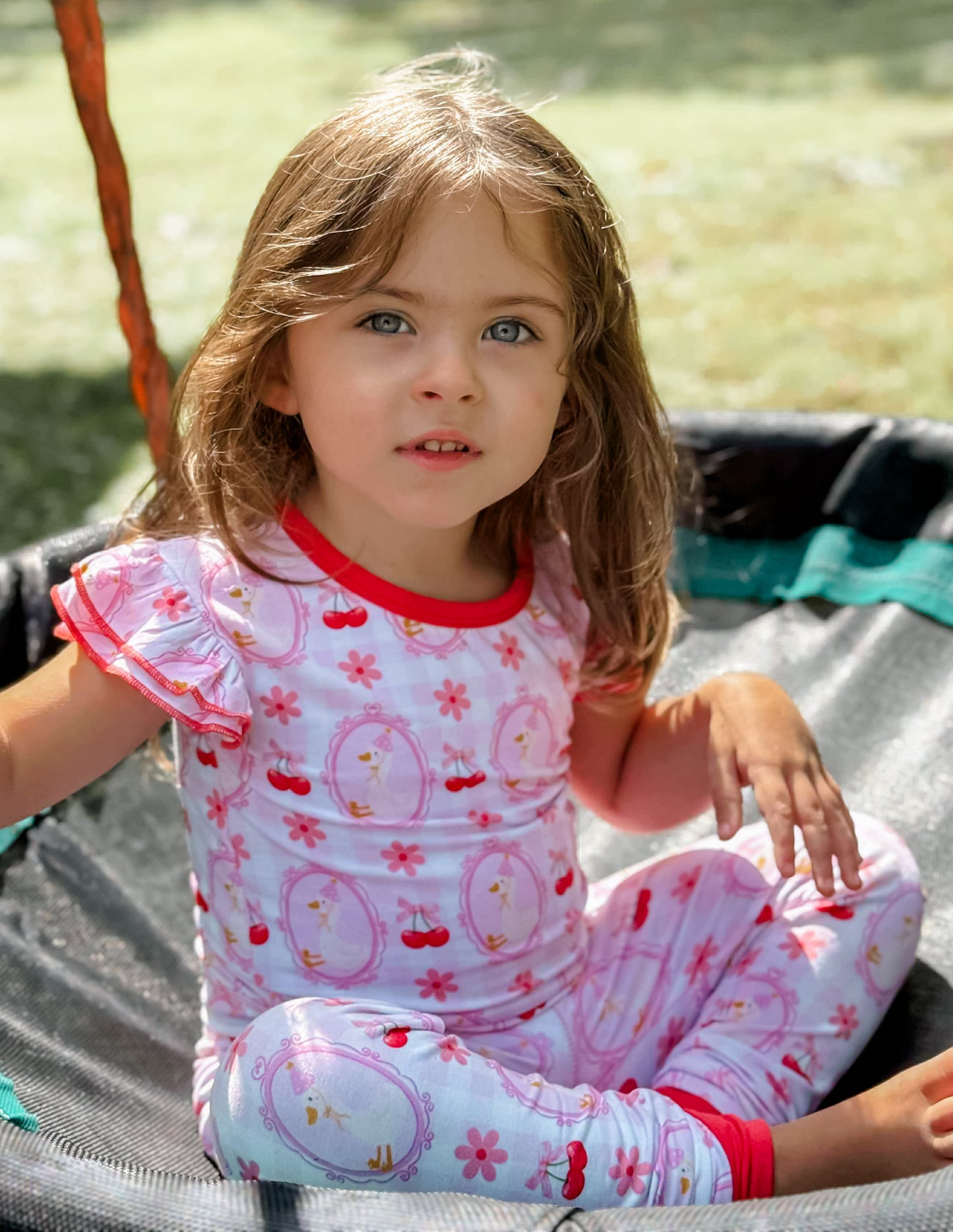 Emma Flutter Sleeve Two Piece PJs