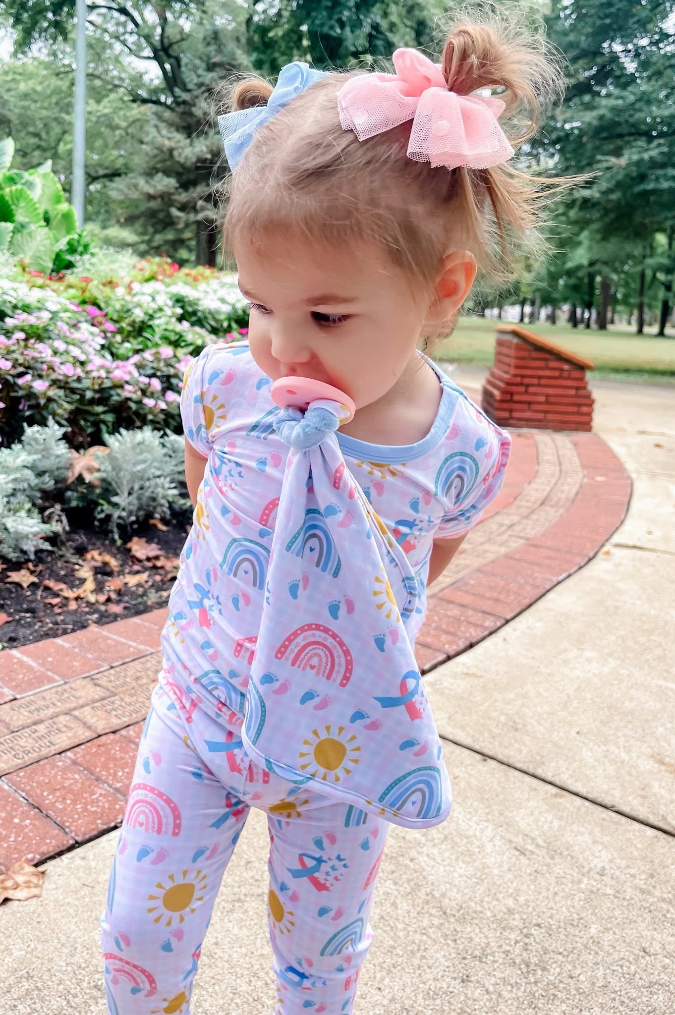Tied To Our Hearts Paci Lovey