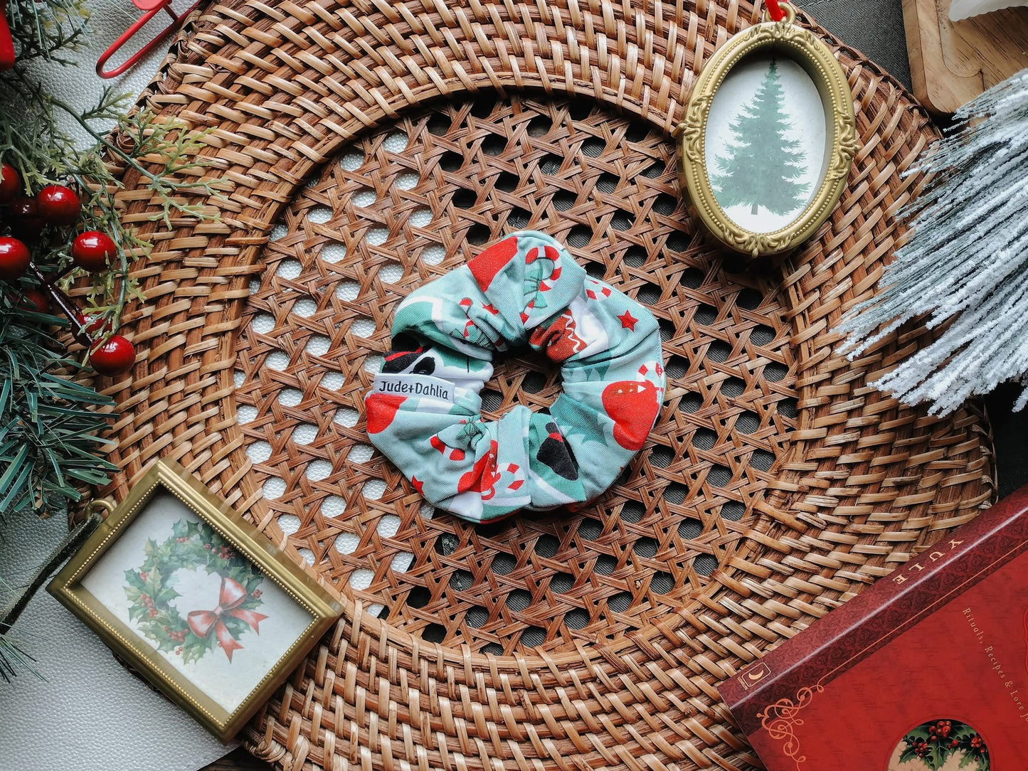 Sleigh All Day Scrunchy