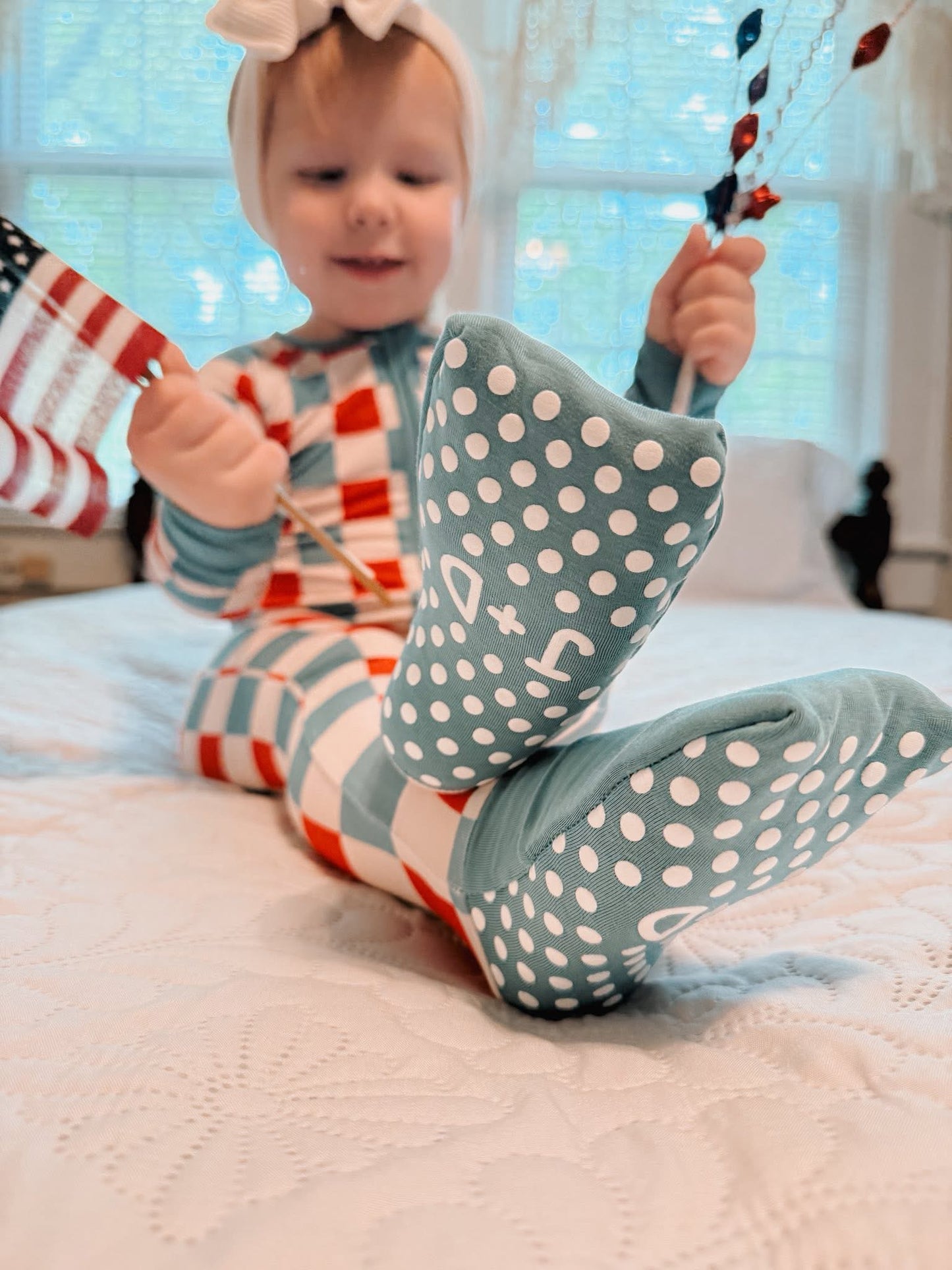 1776 Zippered Romper