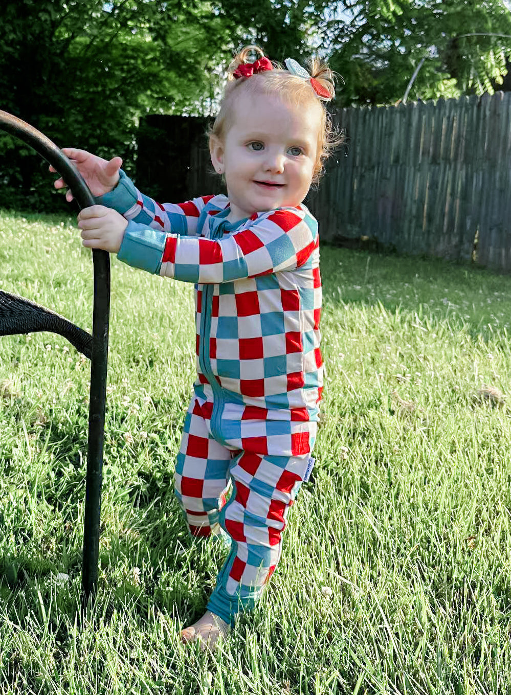 1776 Zippered Romper