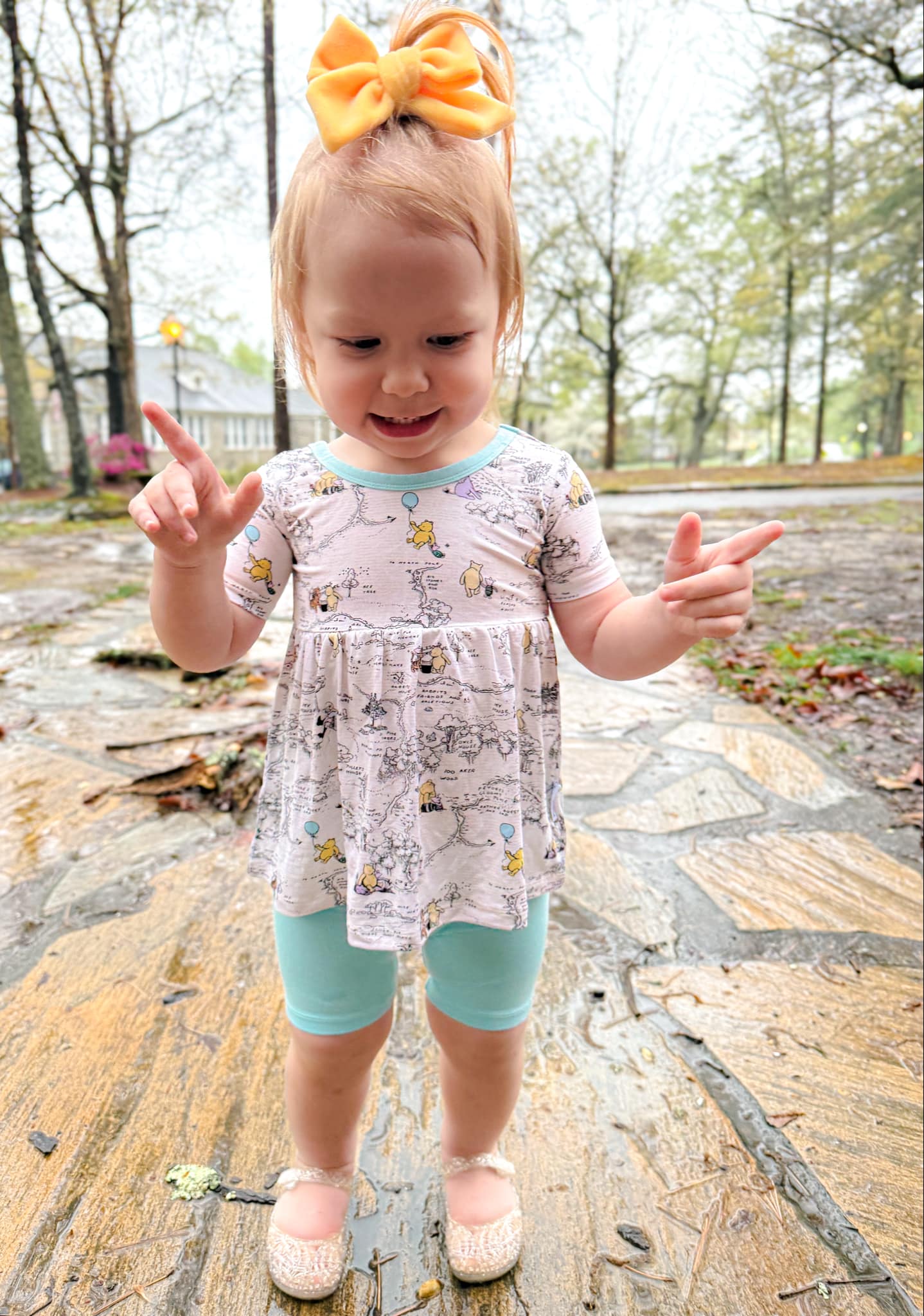 Hunny Trails Peplum+Bikers Set