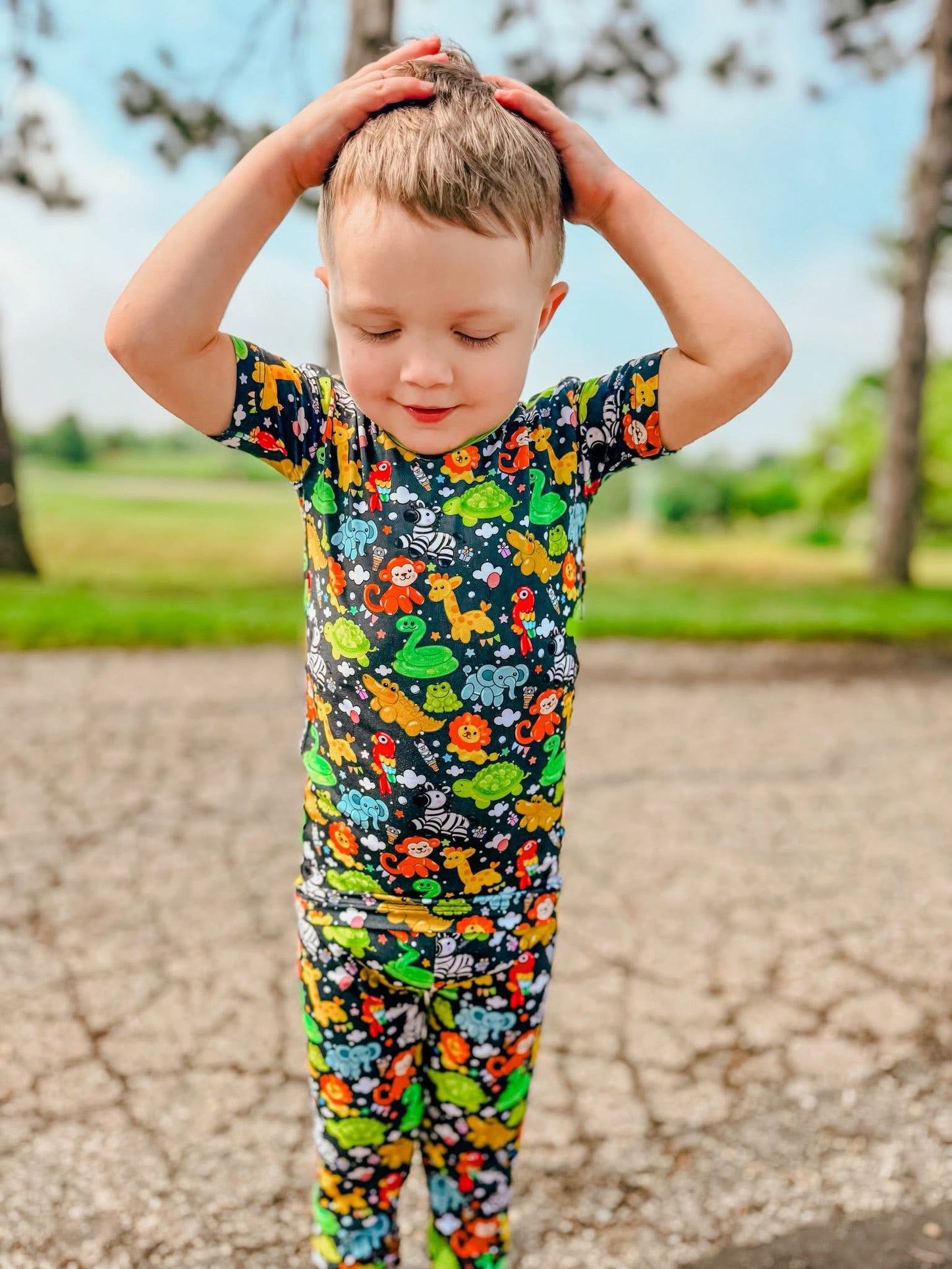 Safari Party Two Piece PJs