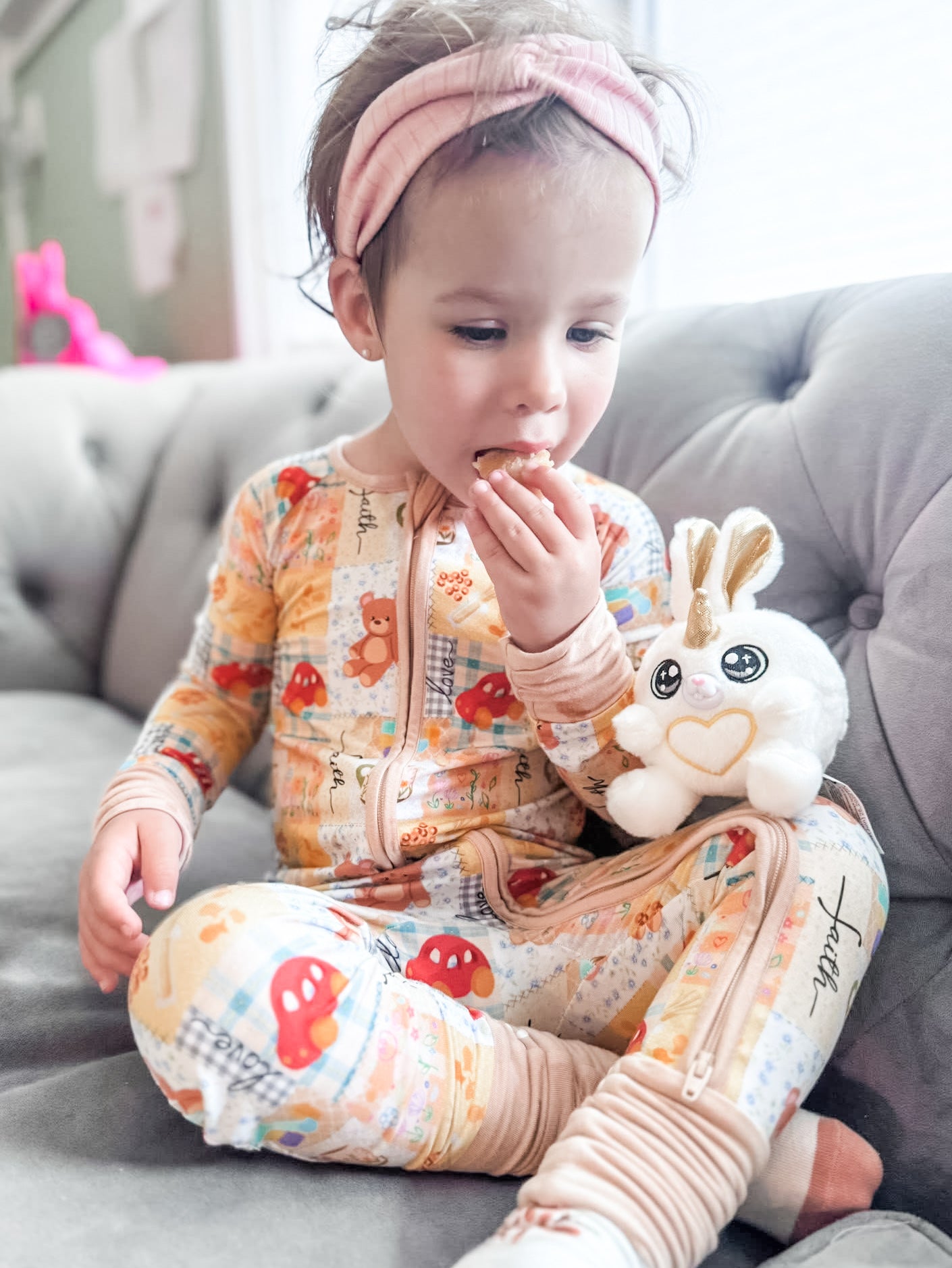 String Cheese Zippered Romper