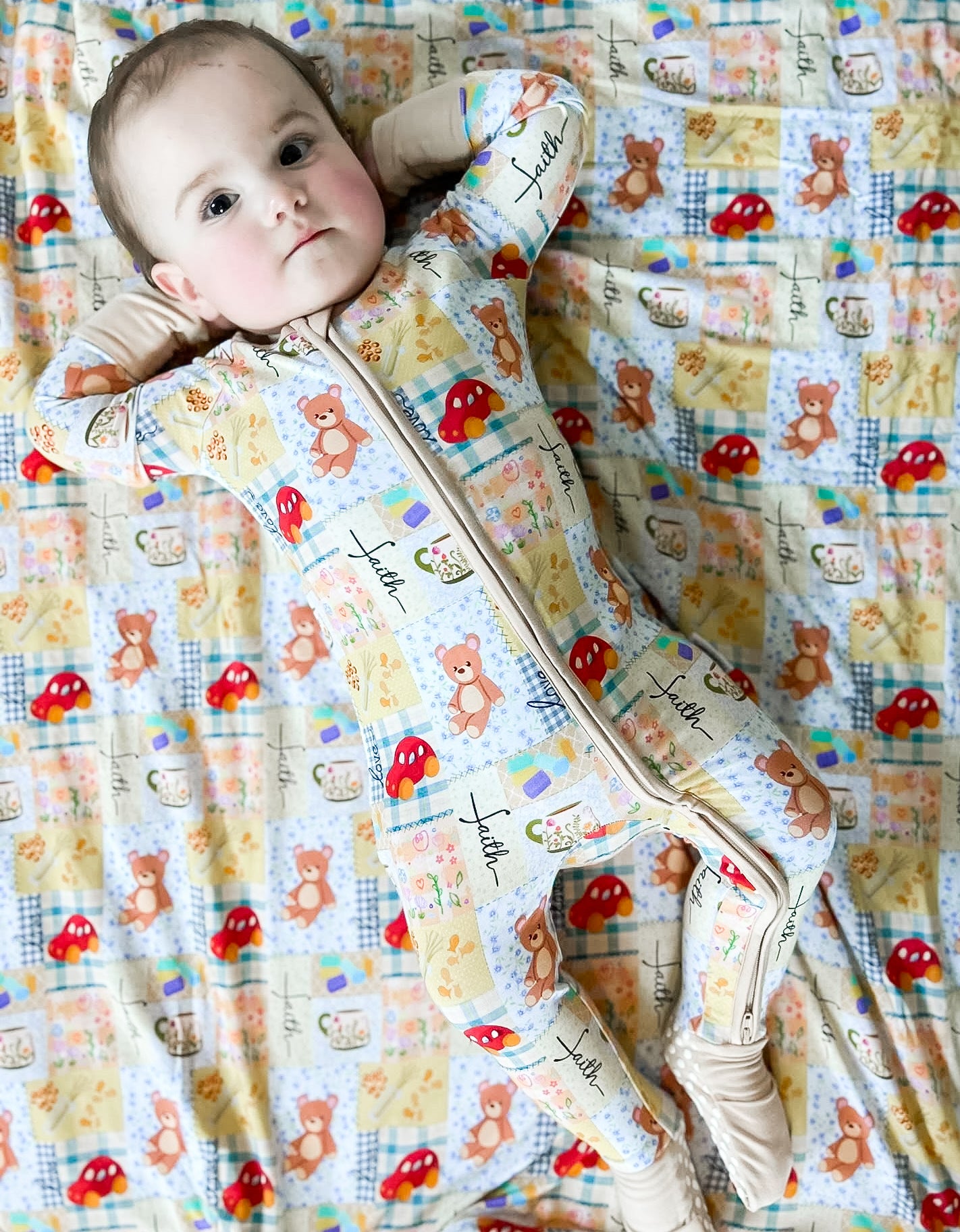 String Cheese Zippered Romper