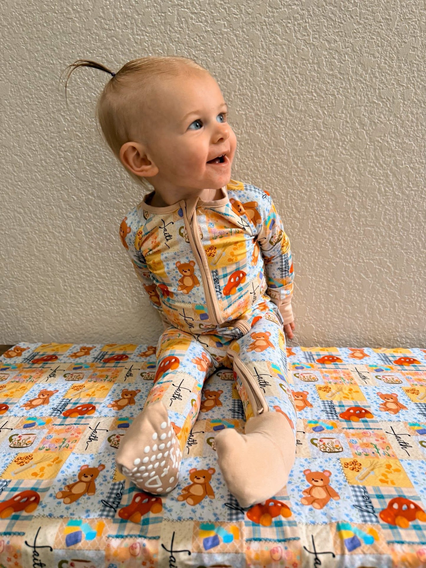 String Cheese Zippered Romper