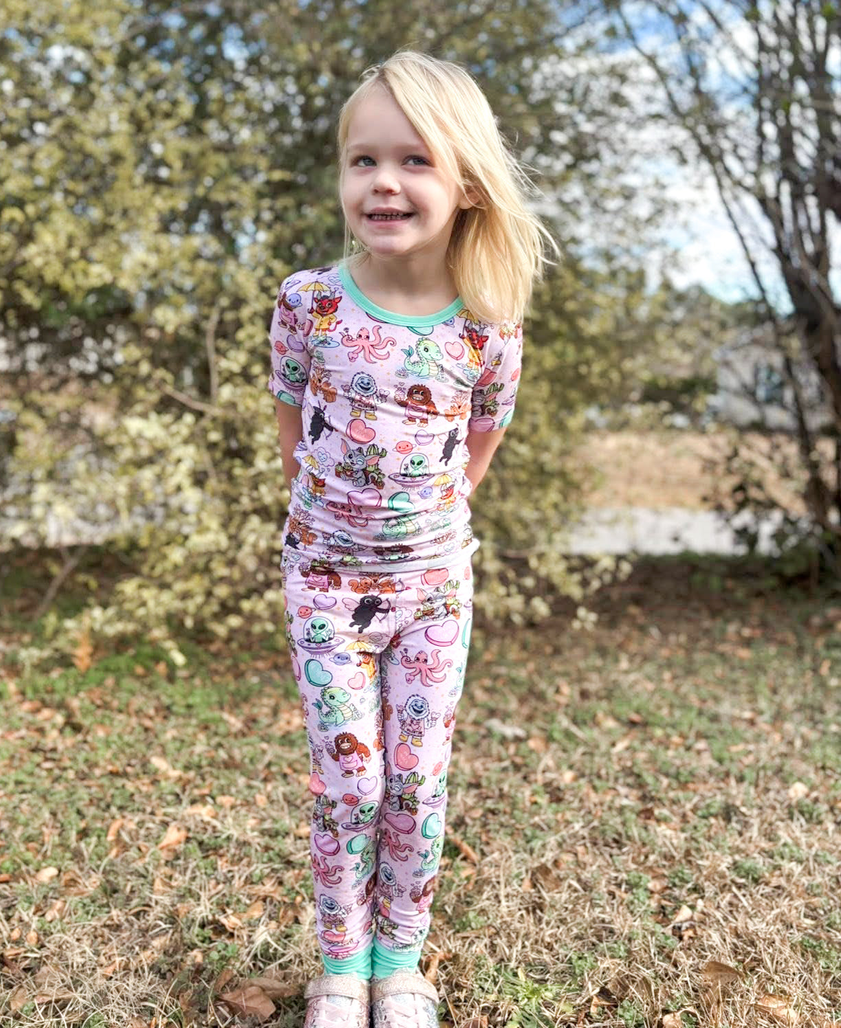 Cryptid Crush Two Piece PJs