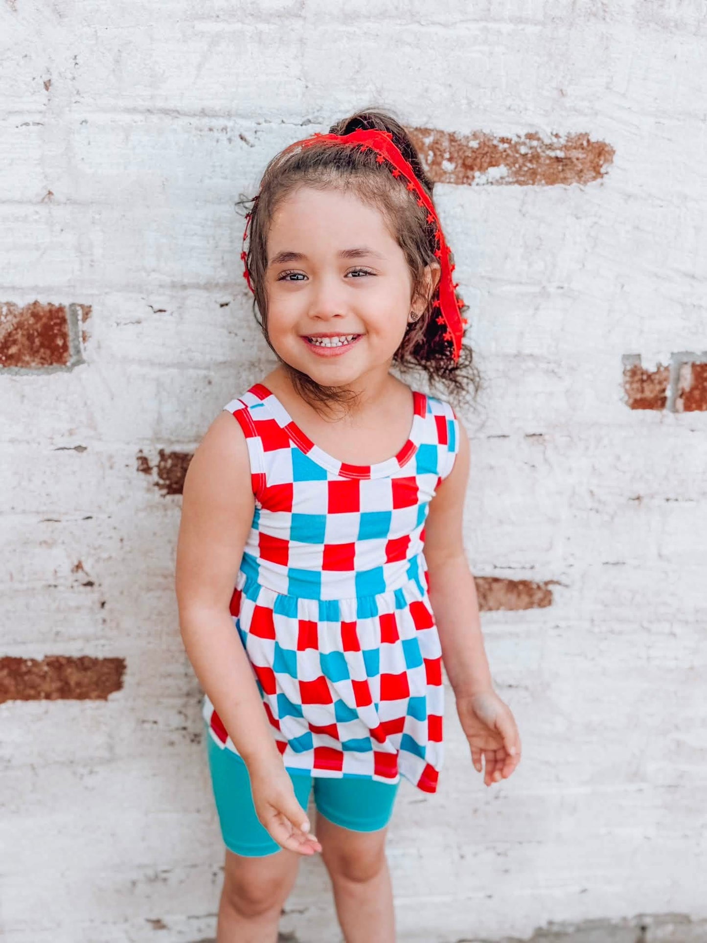 1776 Tank Peplum+Solid Bikers