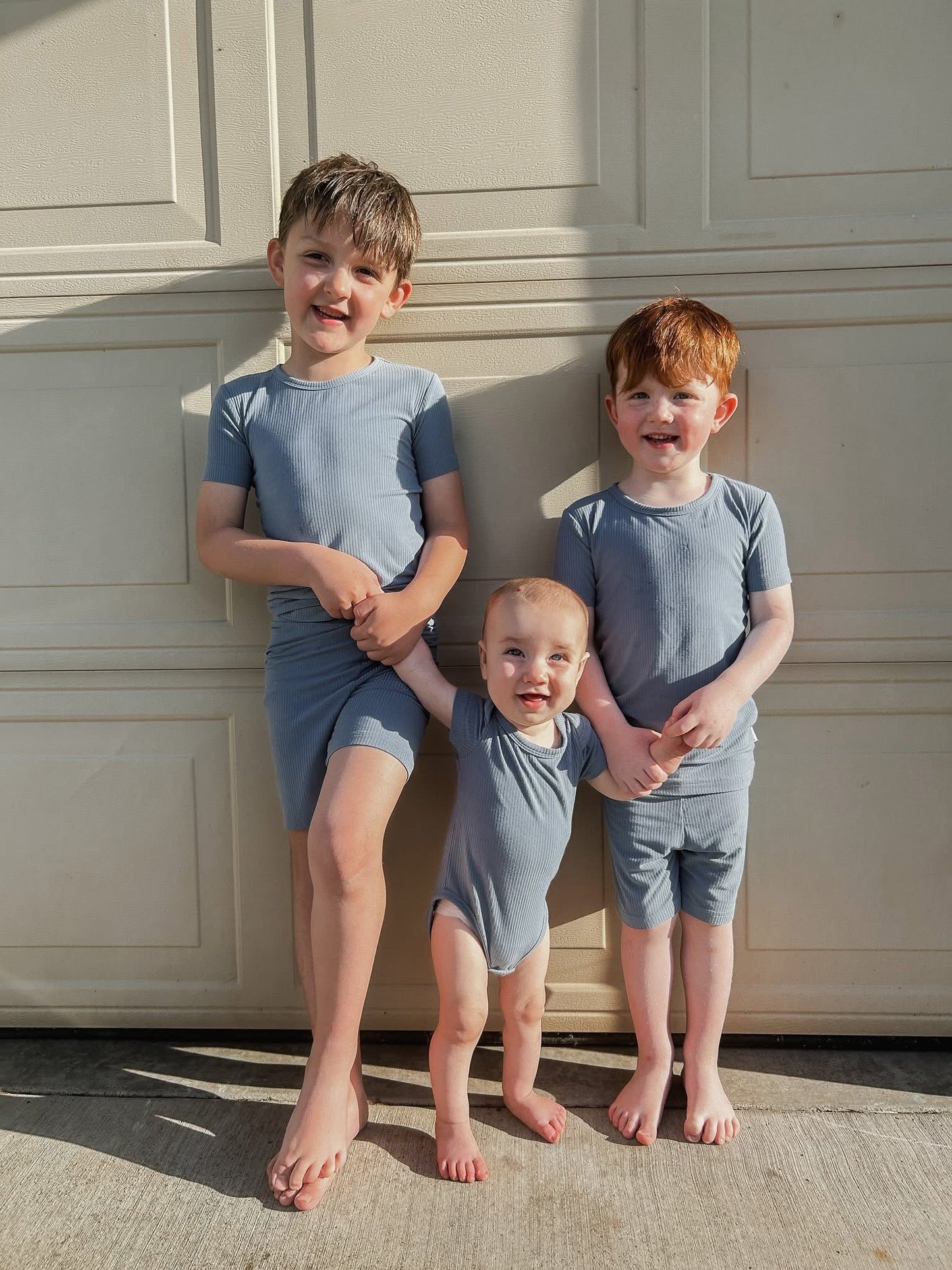 Moonlit Tide Ribbed Two Piece PJs