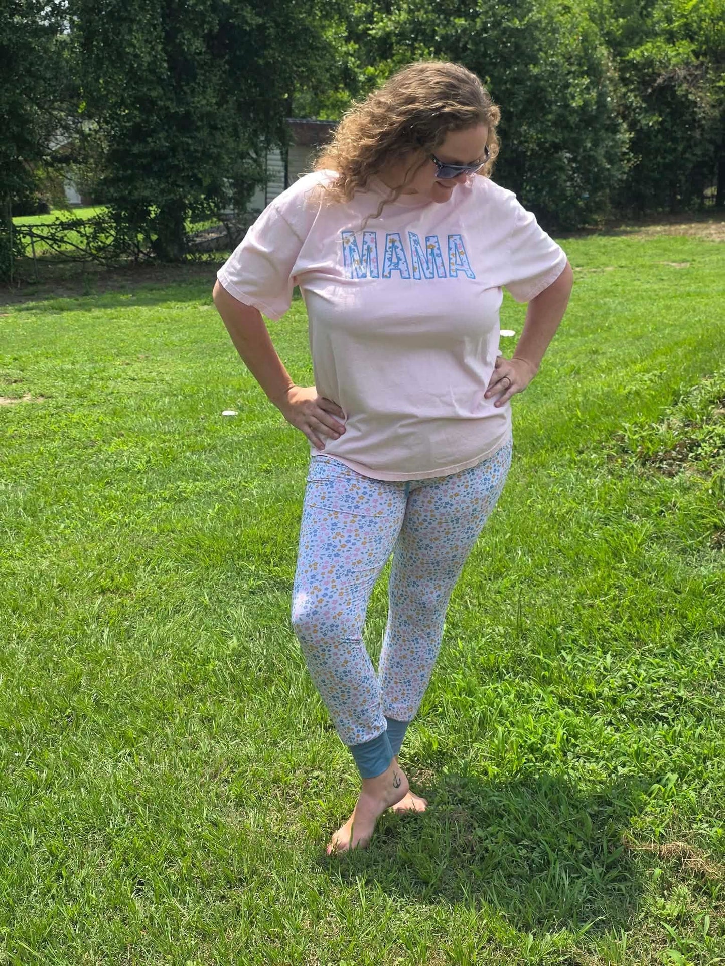 Floral Haze Adult Joggers