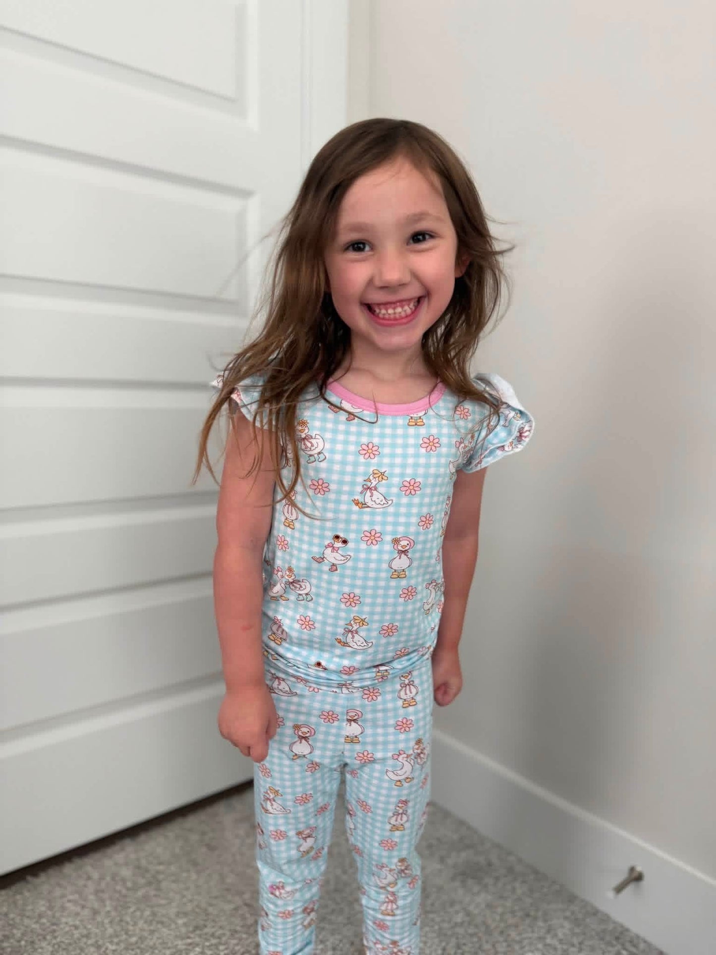 Boots&Blooms Flutter Sleeve Two Piece PJs