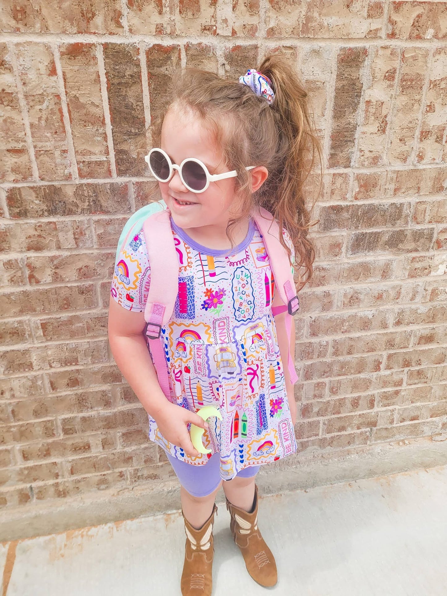 Crayon Cuties Peplum+Solid Bikers