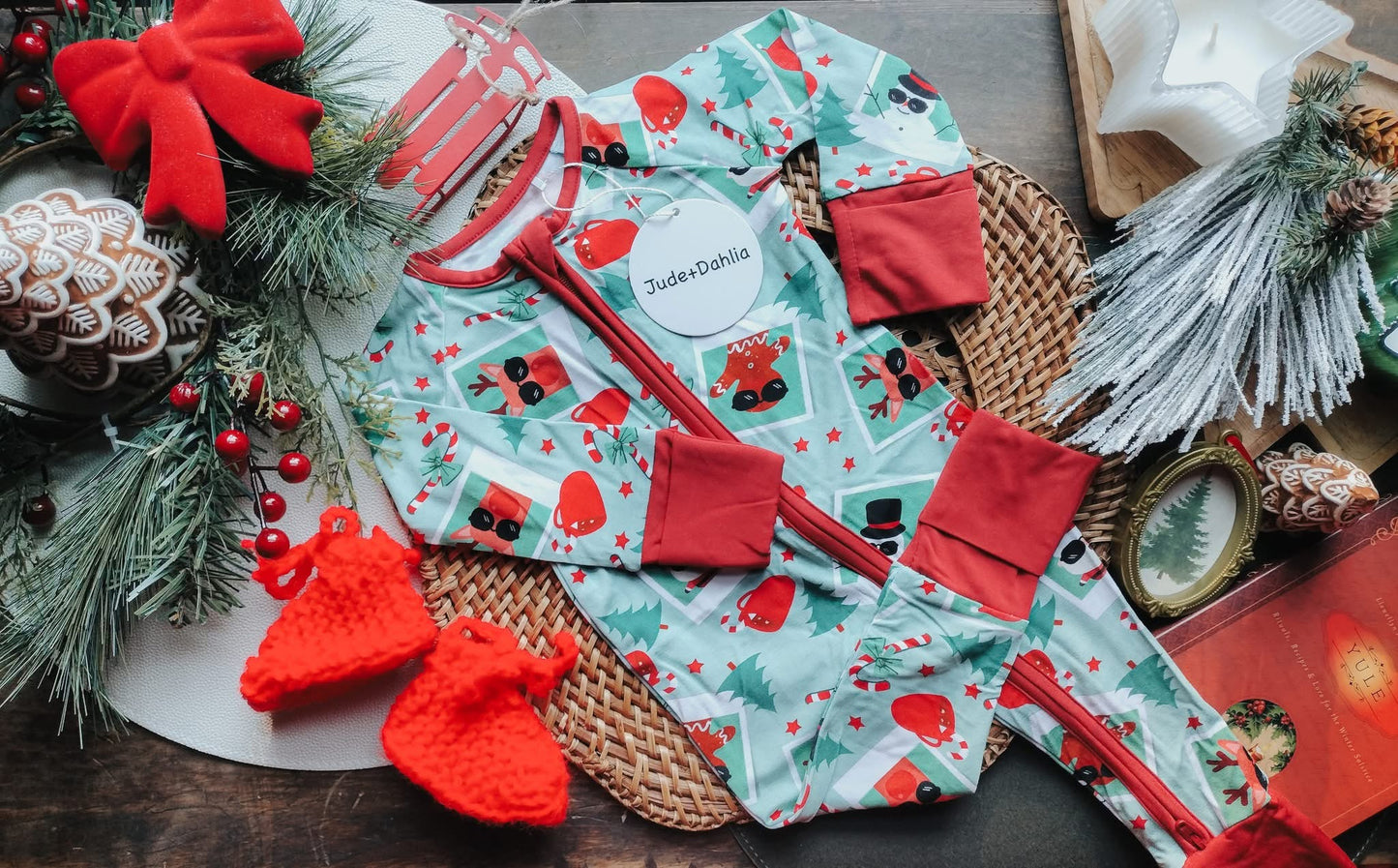 Sleigh All Day Zippered Romper