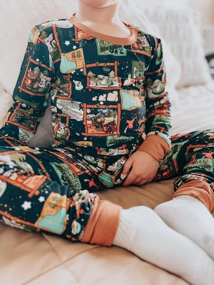 Camp Cryptids Two Piece PJs