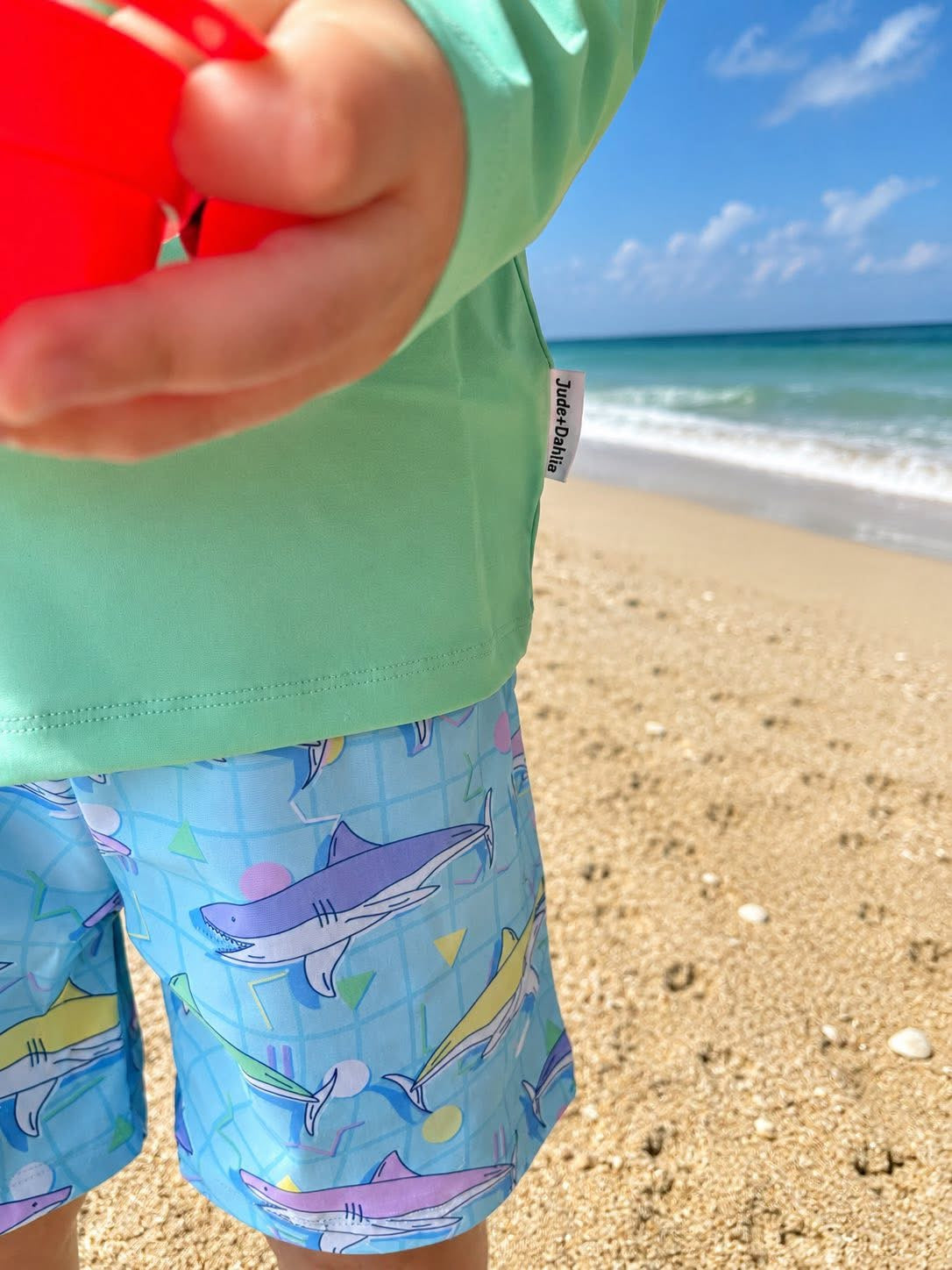 Retro Reef Trunks+Rash Guard