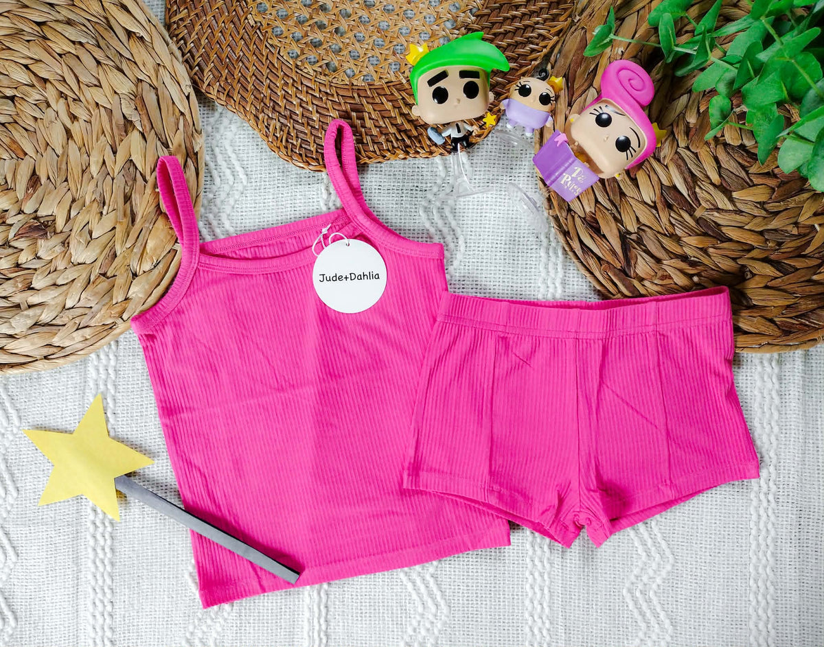 Wanda Ribbed Cami+Shorts