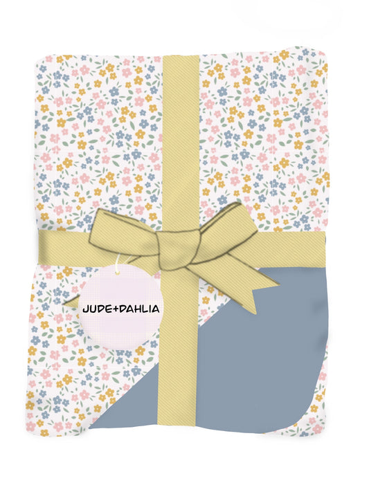 *PREORDER* Floral Haze 50x50 Double Layer Blanket