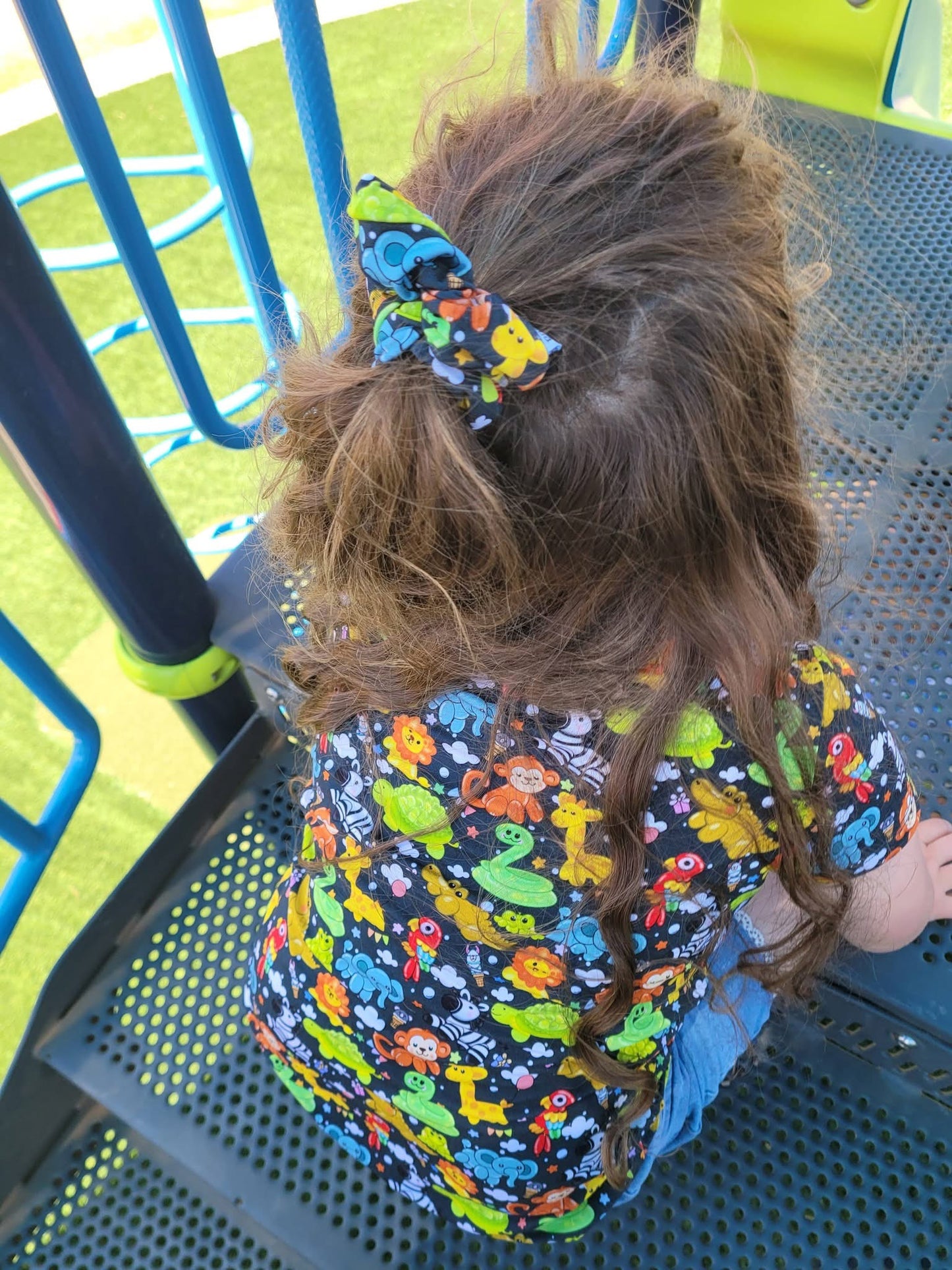 Safari Party Scrunchy