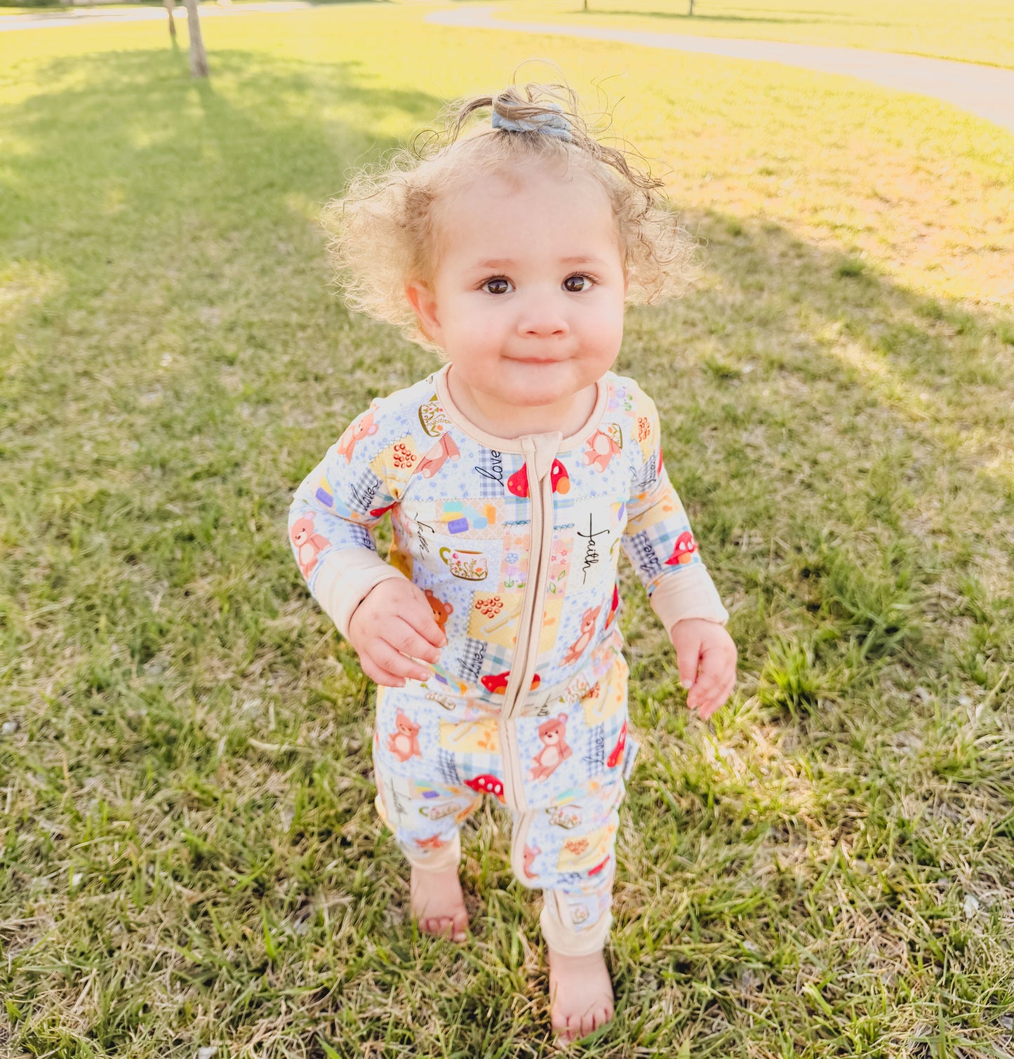 String Cheese Zippered Romper