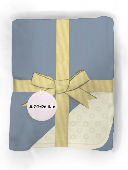 *PREORDER* Moonlit Tide Ribbed 35x35 Travel Blanket