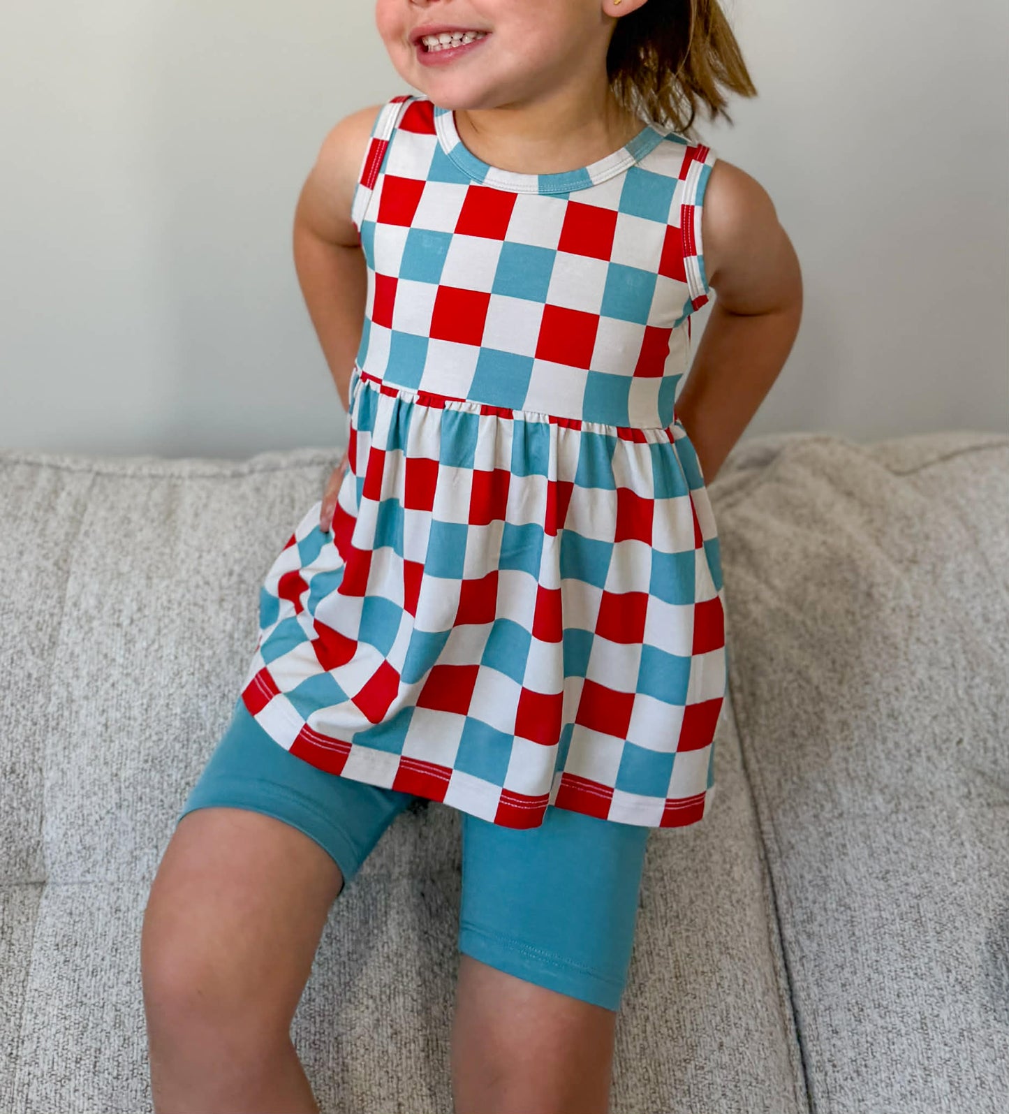 1776 Tank Peplum+Solid Bikers
