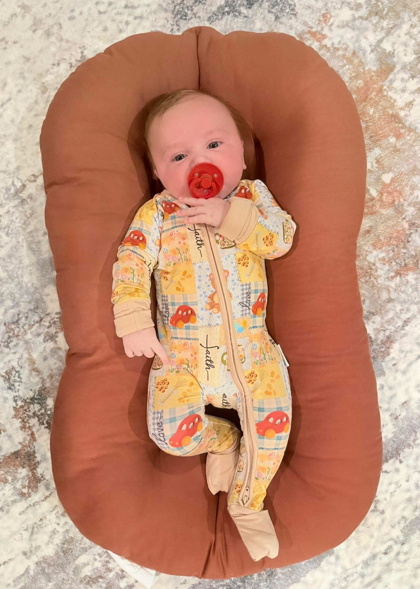 String Cheese Zippered Romper