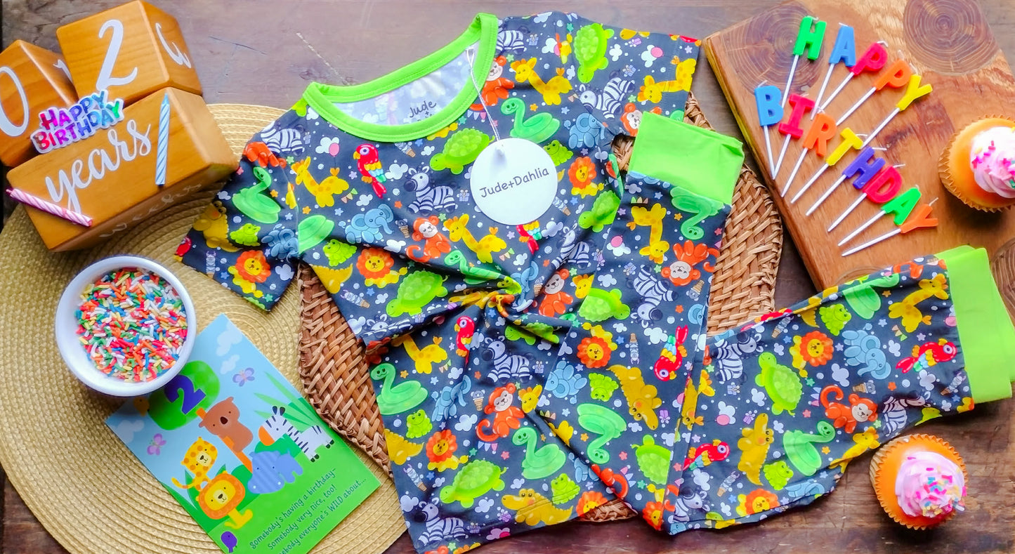 Safari Party Two Piece PJs