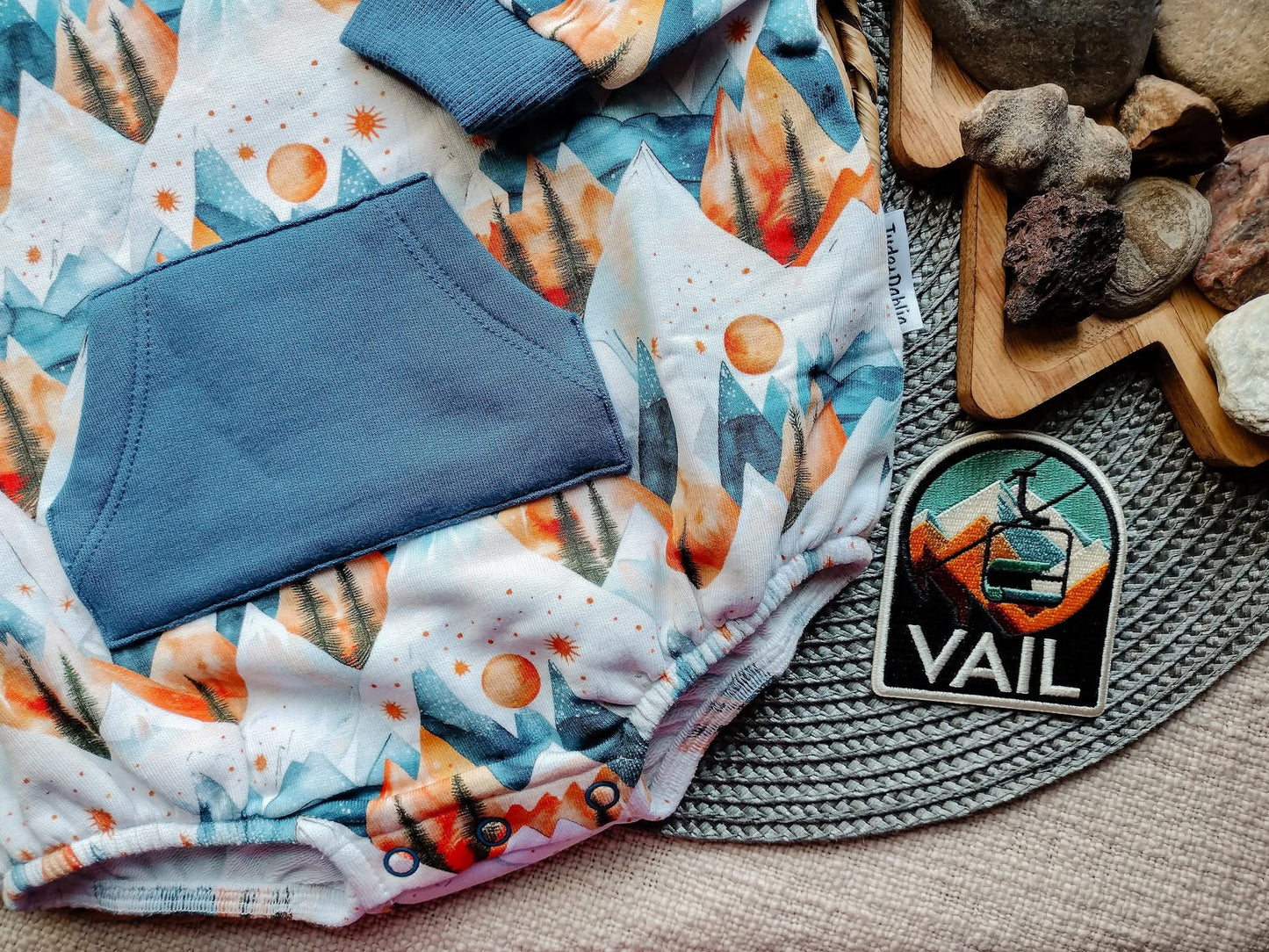 Vail Bamboo Terry Bubble Romper