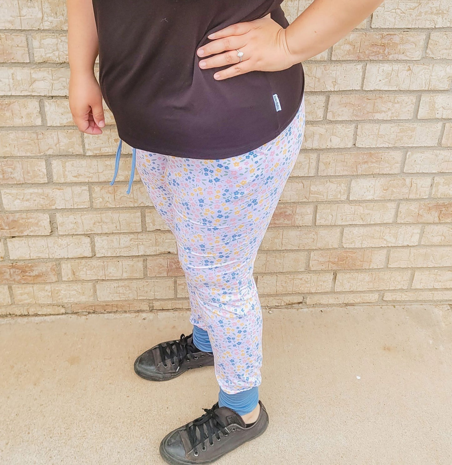 Floral Haze Adult Joggers