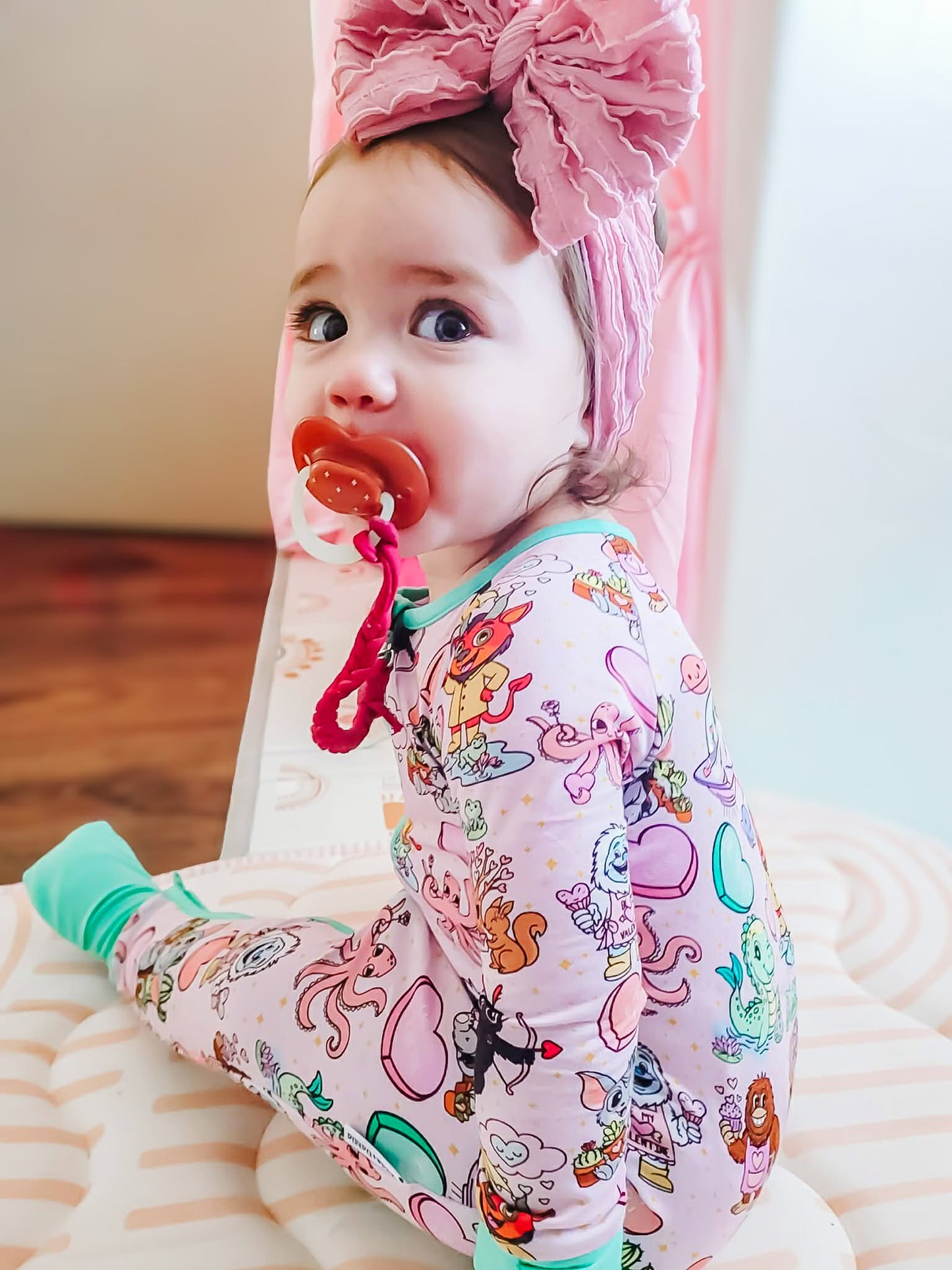 Cryptid Crush Zippered Romper