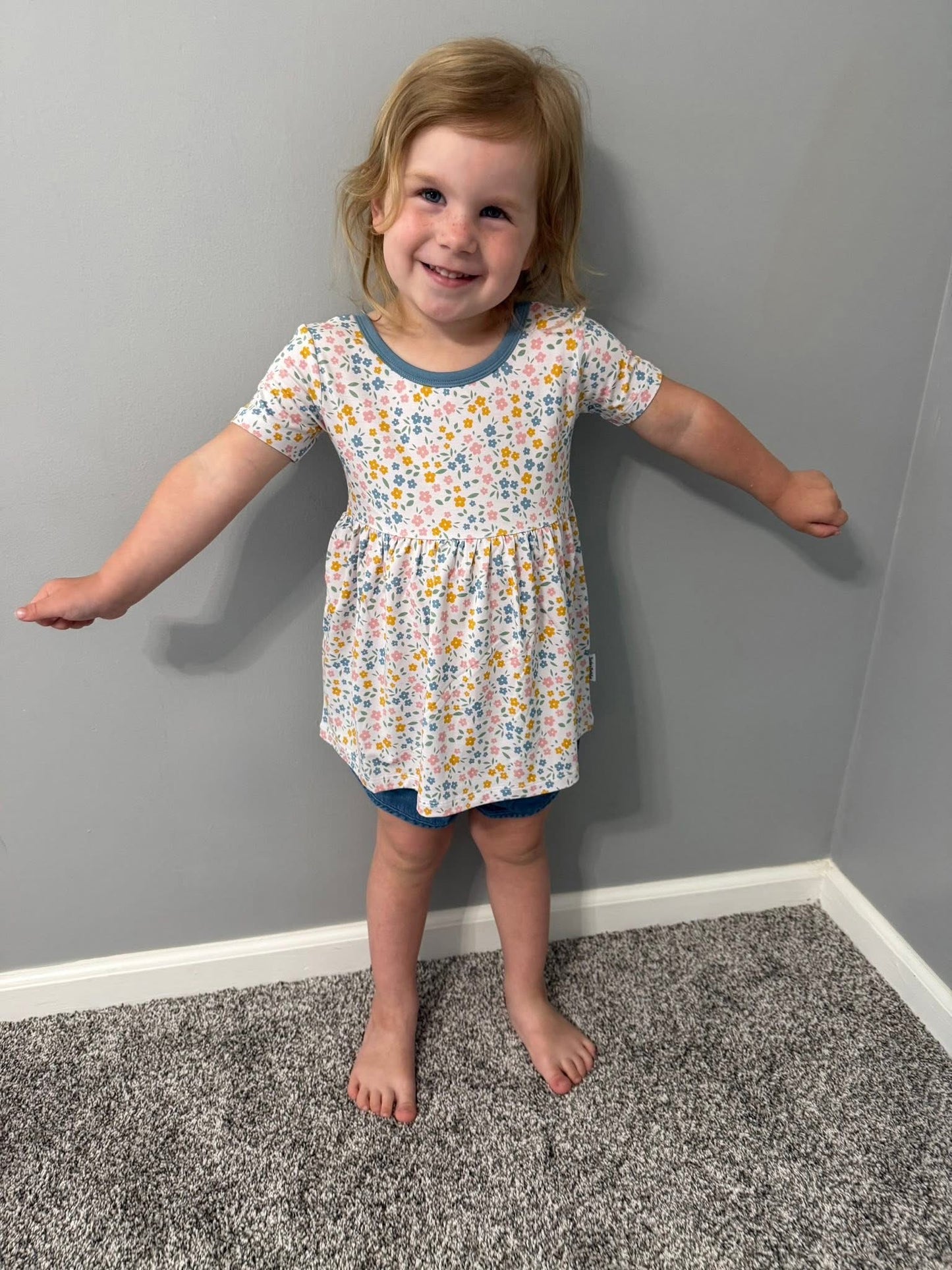 Floral Haze Peplum