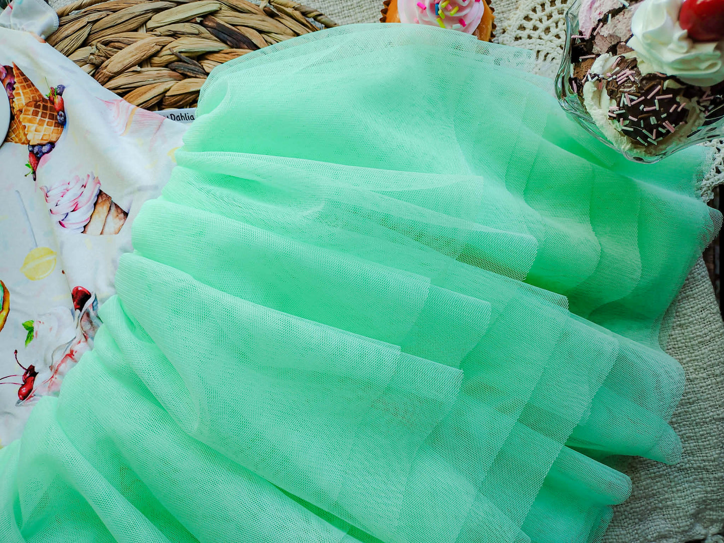 Dahlia’s Delights Tulle Twirl+Solid Bikers