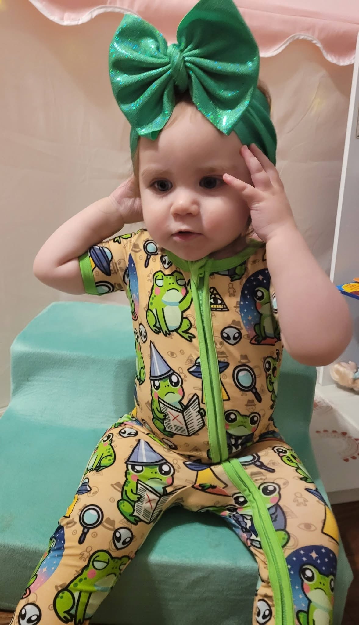 Brann Short Sleeve Zippered Romper