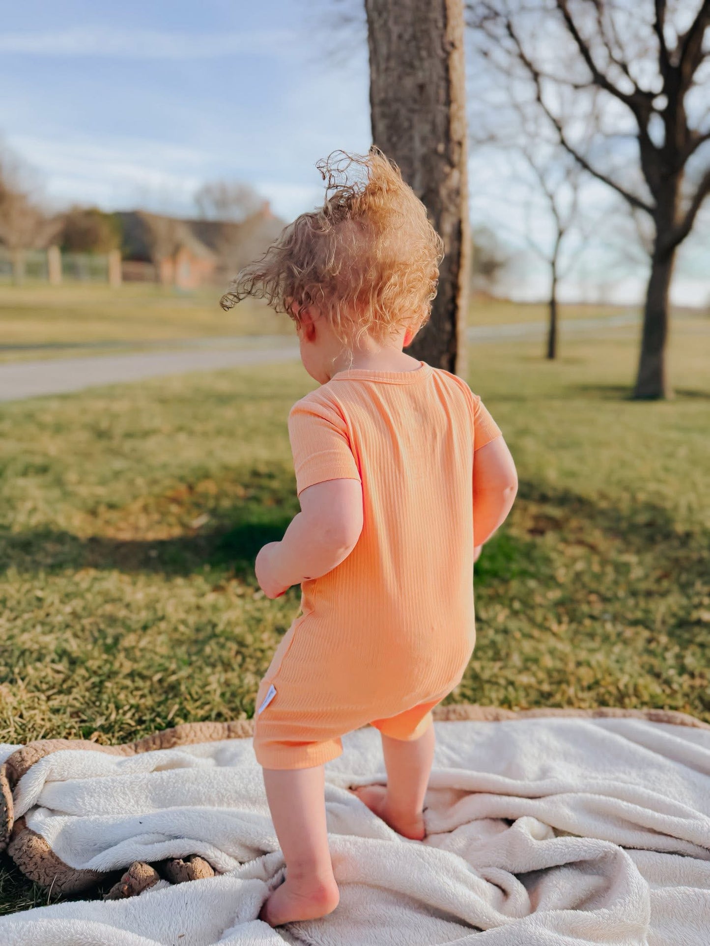 Dreamsicle Shortie Romper